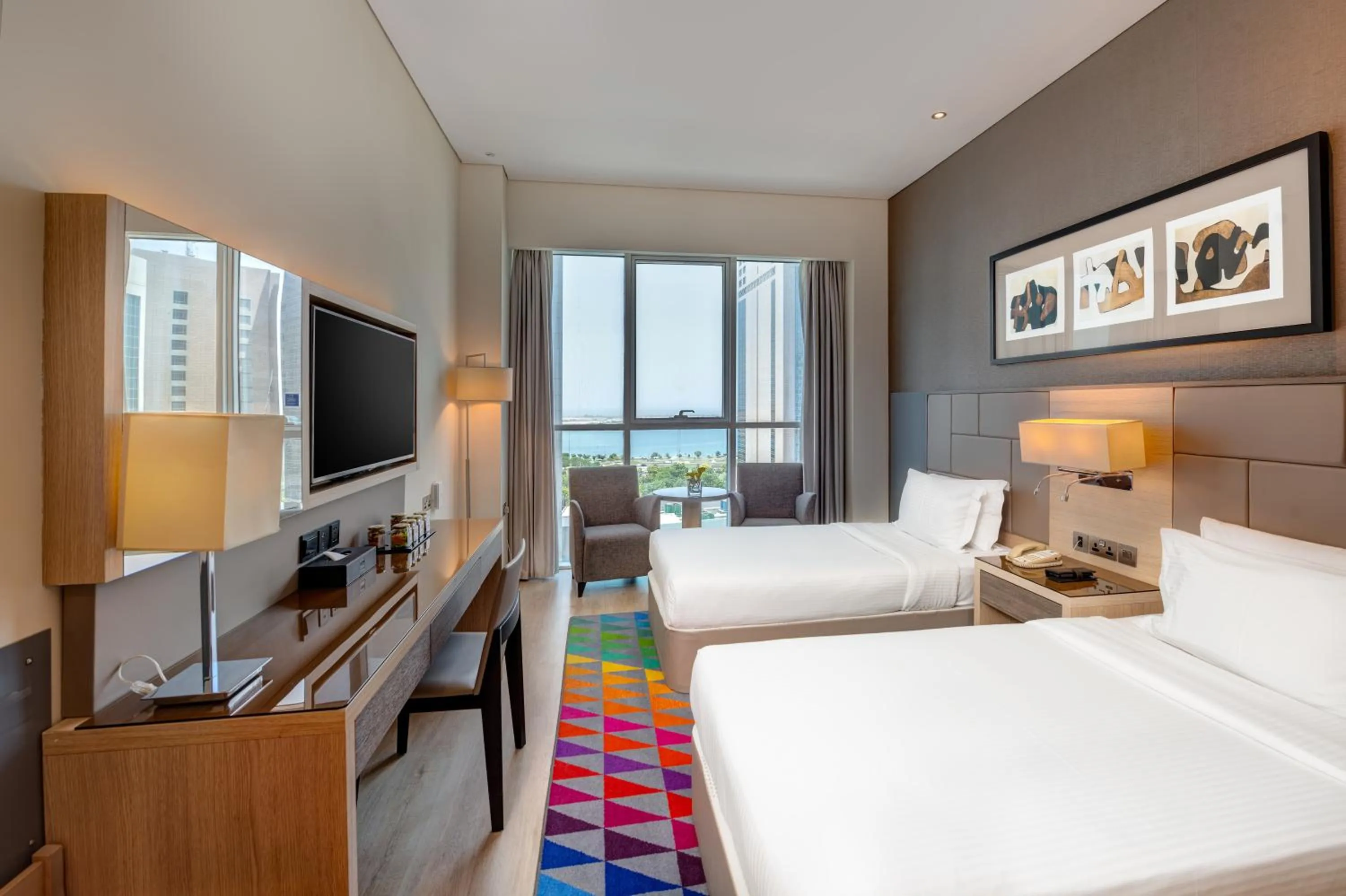 Bedroom, Bed in TRYP by Wyndham Abu Dhabi City Center