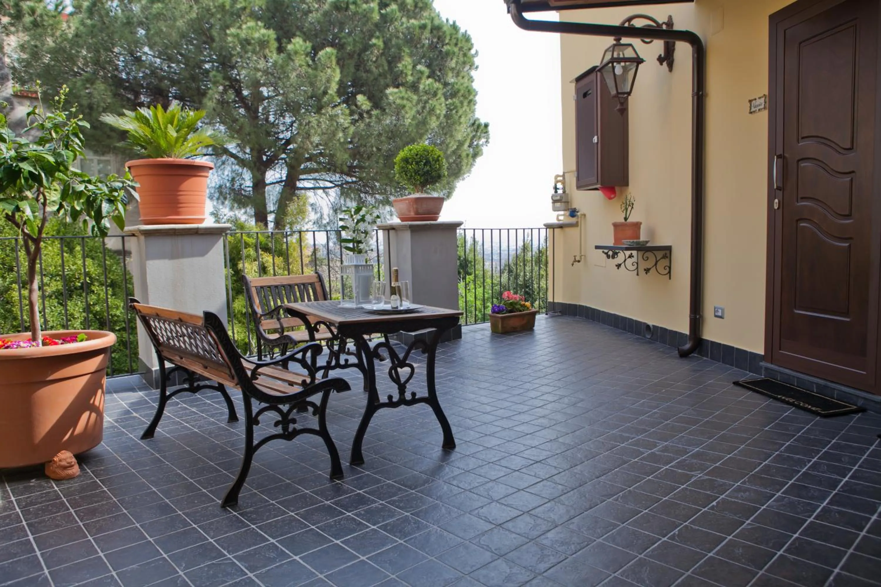 Balcony/Terrace in B&B La Veduta