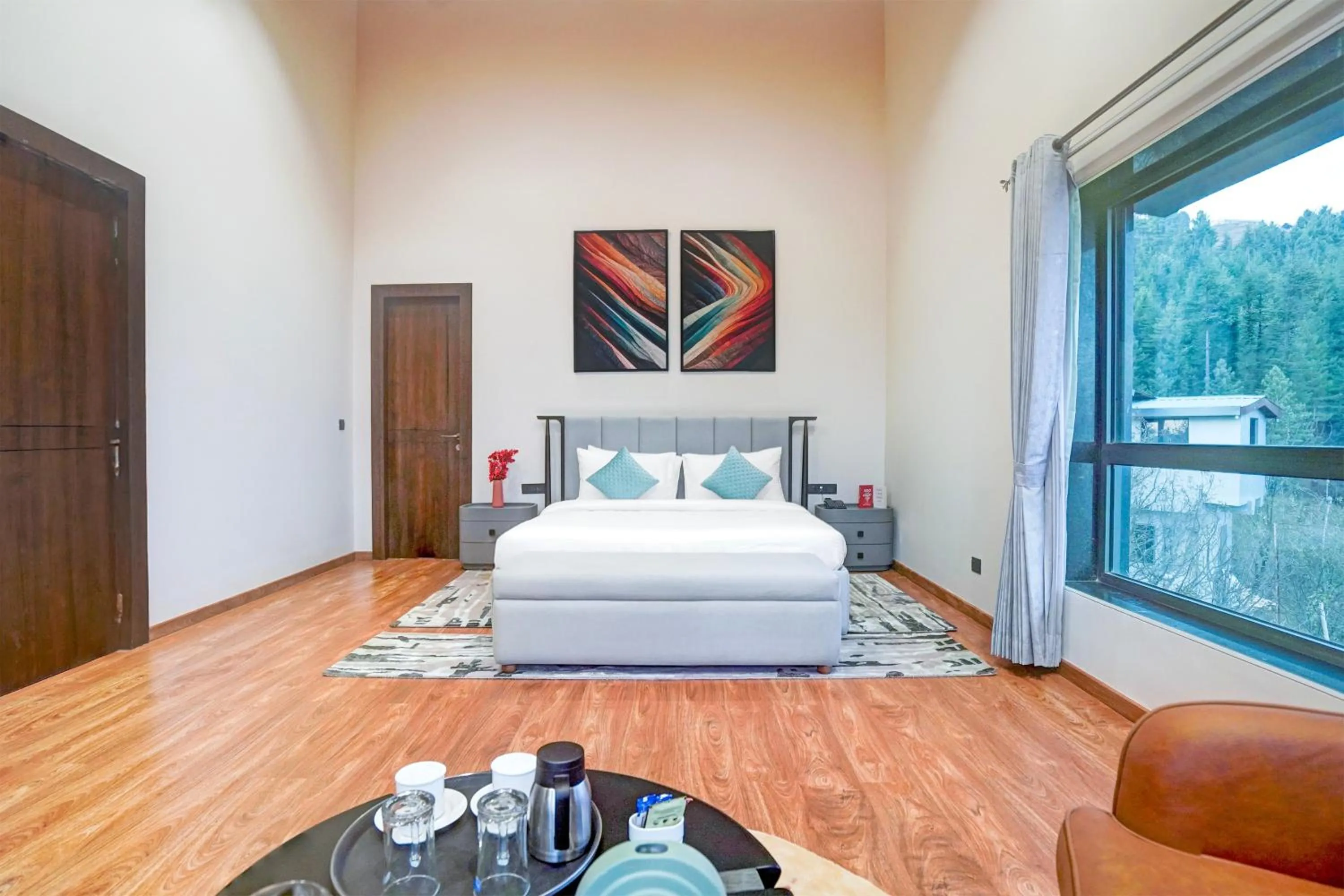 Bedroom, Bed in Sunday by CheckIn Premium 5 BHK Villa Mihika, Shimla