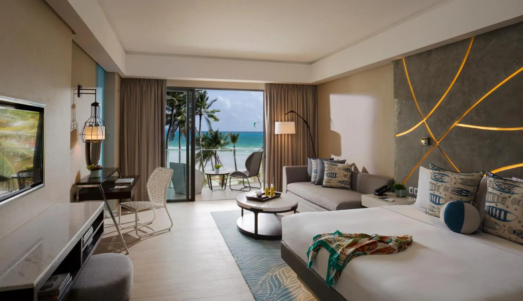 Balcony/Terrace, Bed in The Lind Boracay