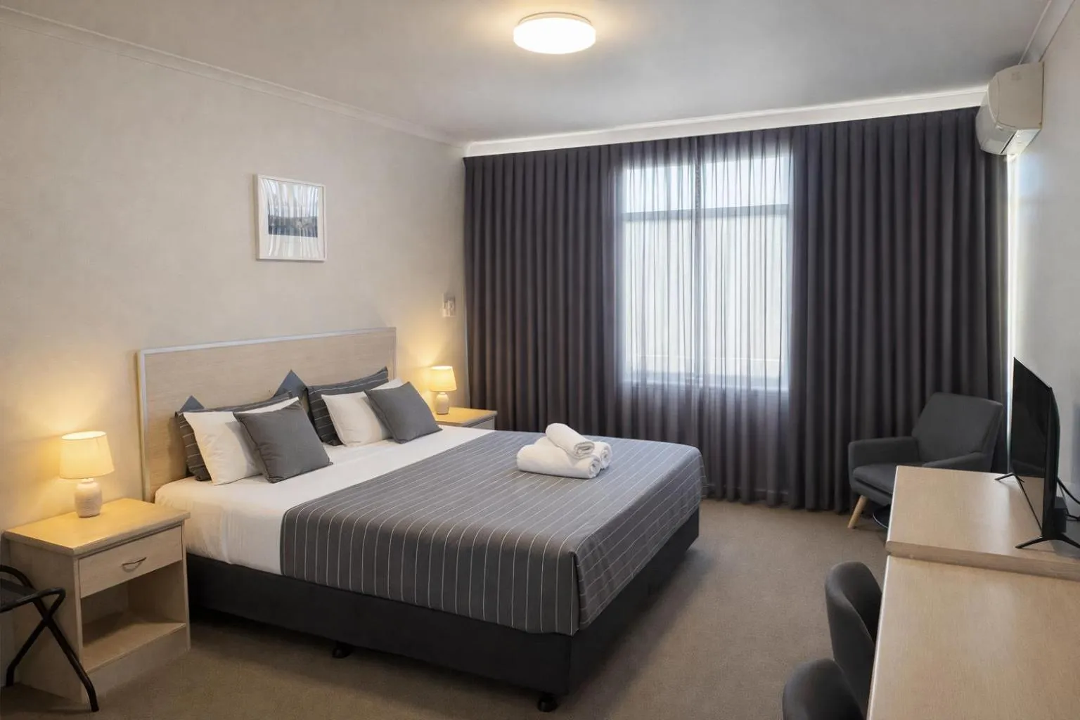 Bed in Highway One Motel