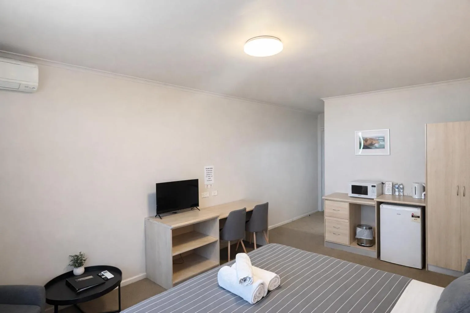 Bed in Highway One Motel