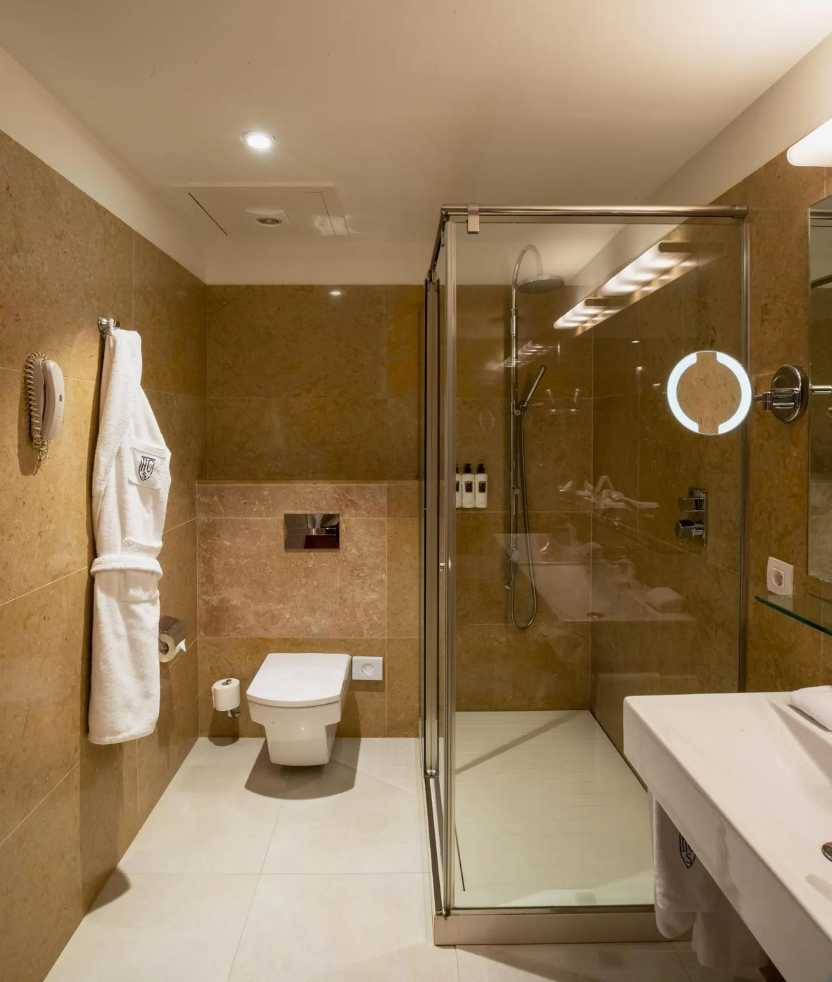 Shower in Hostal de la Gavina GL - The Leading Hotels of the World