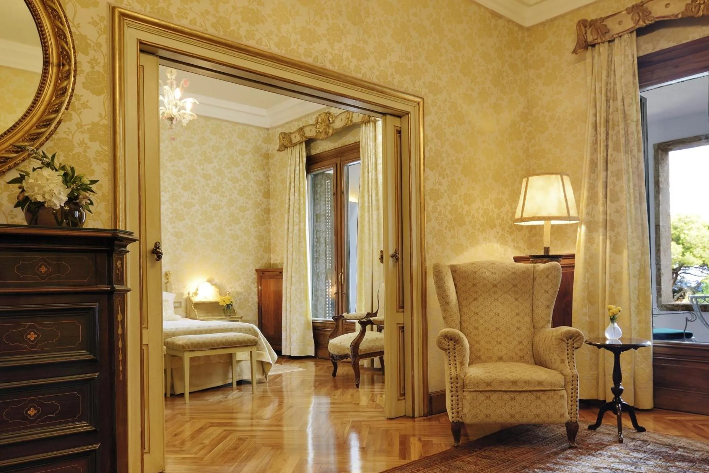 Bed in Hostal de la Gavina GL - The Leading Hotels of the World