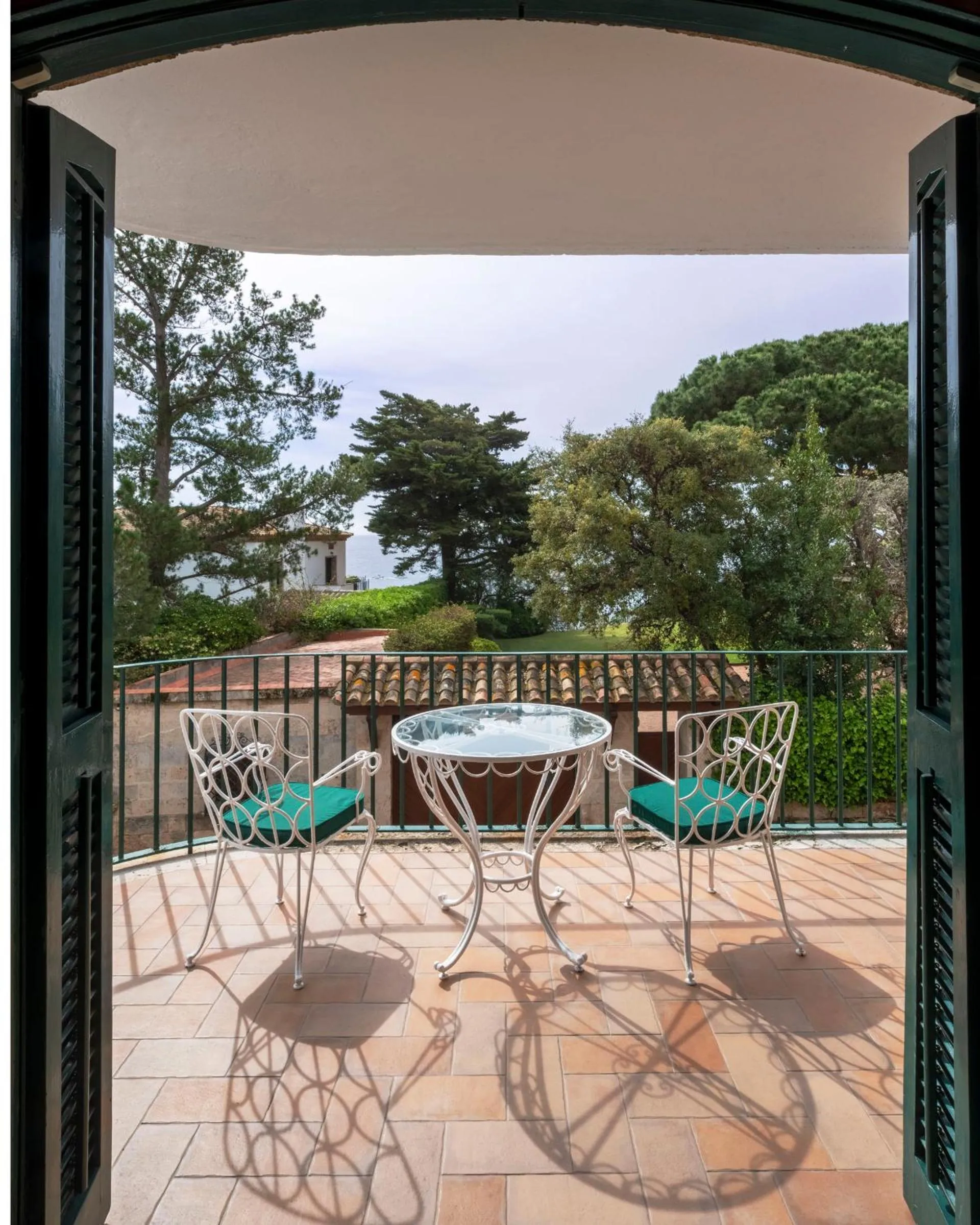 Balcony/Terrace in Hostal de la Gavina GL - The Leading Hotels of the World