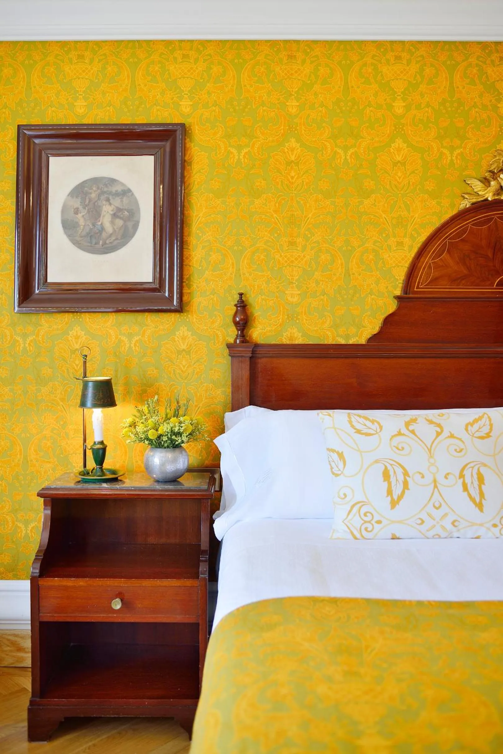 Bed in Hostal de la Gavina GL - The Leading Hotels of the World