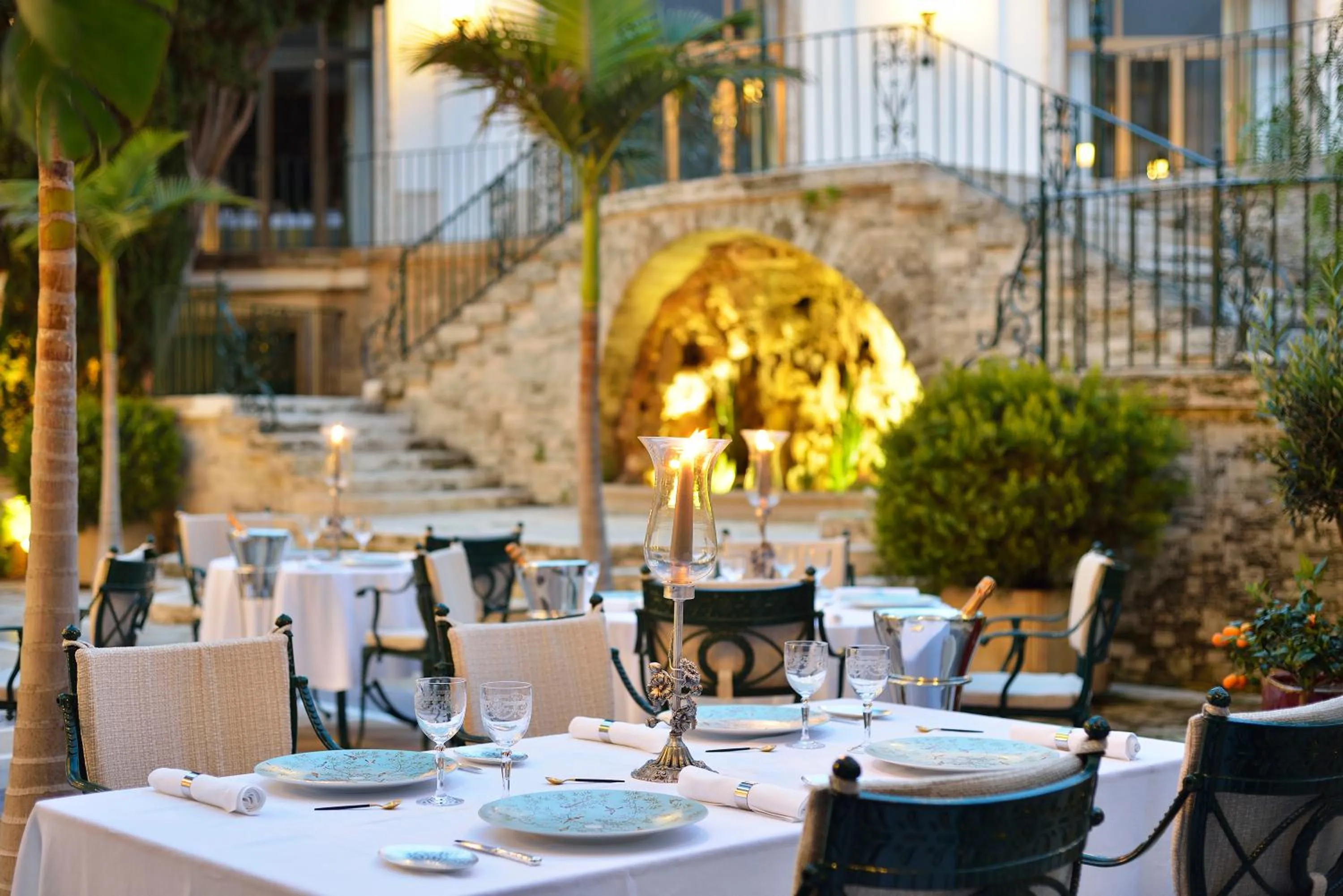 Patio in Hostal de la Gavina GL - The Leading Hotels of the World