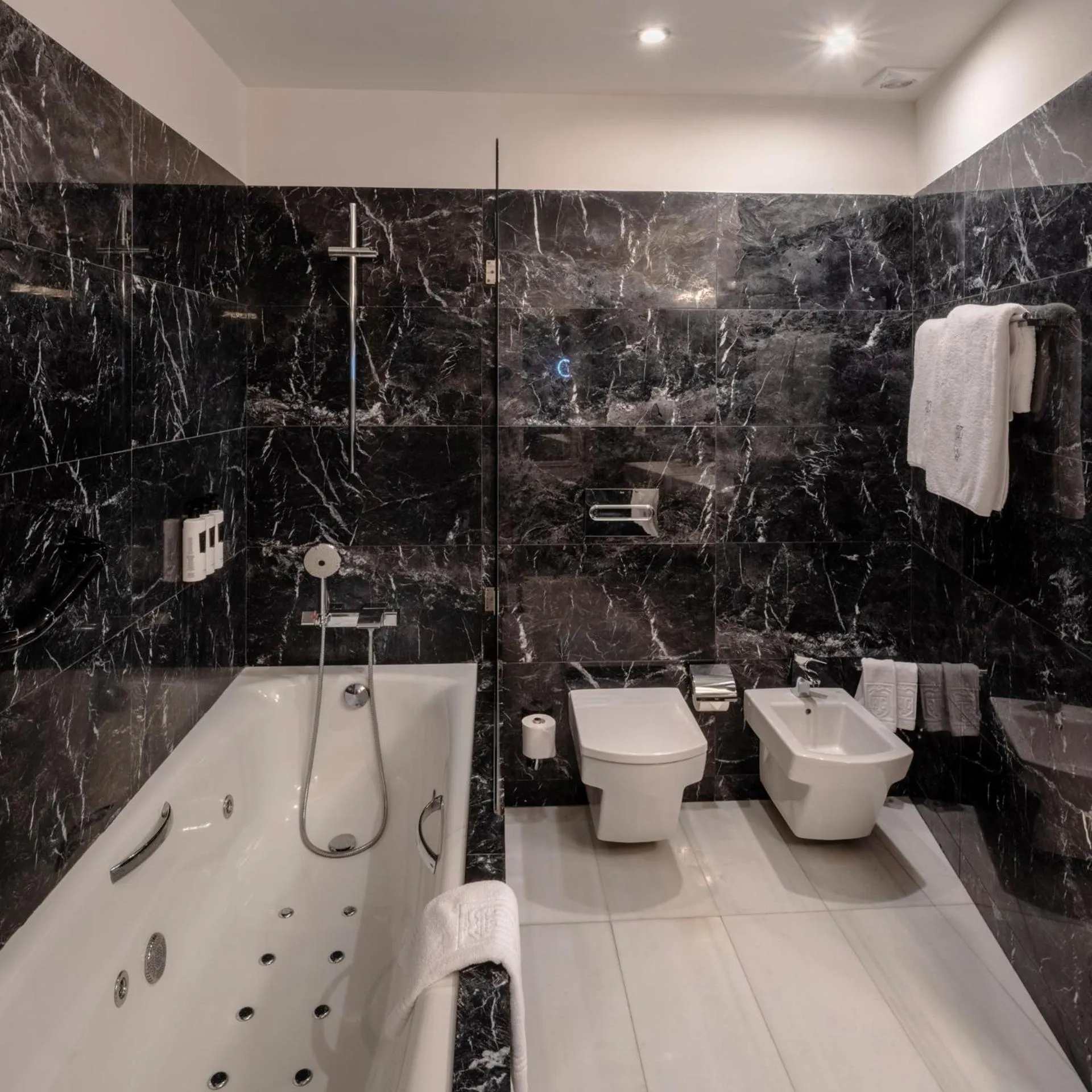 Bathroom in Hostal de la Gavina GL - The Leading Hotels of the World