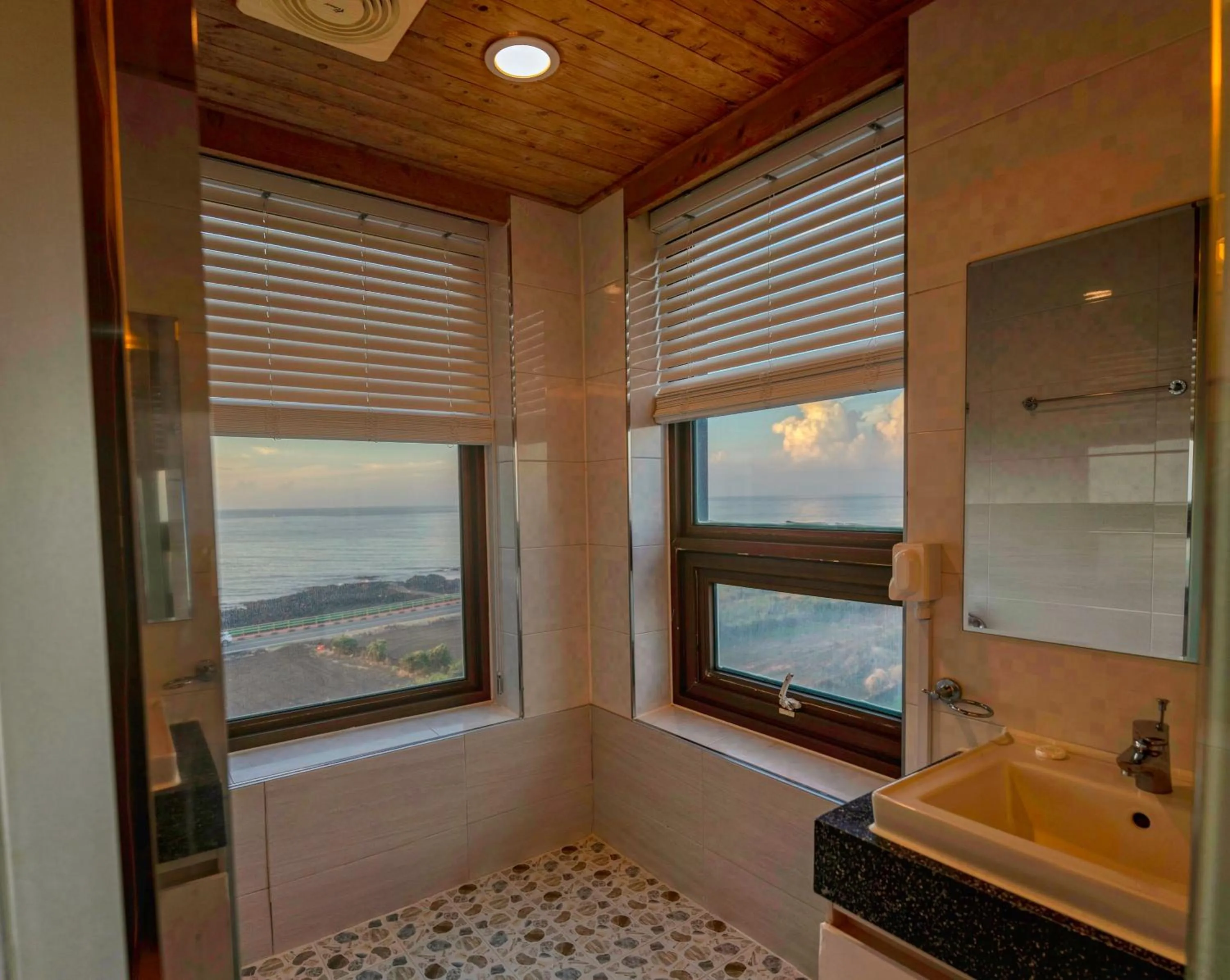 Bathroom in O2Heal resort