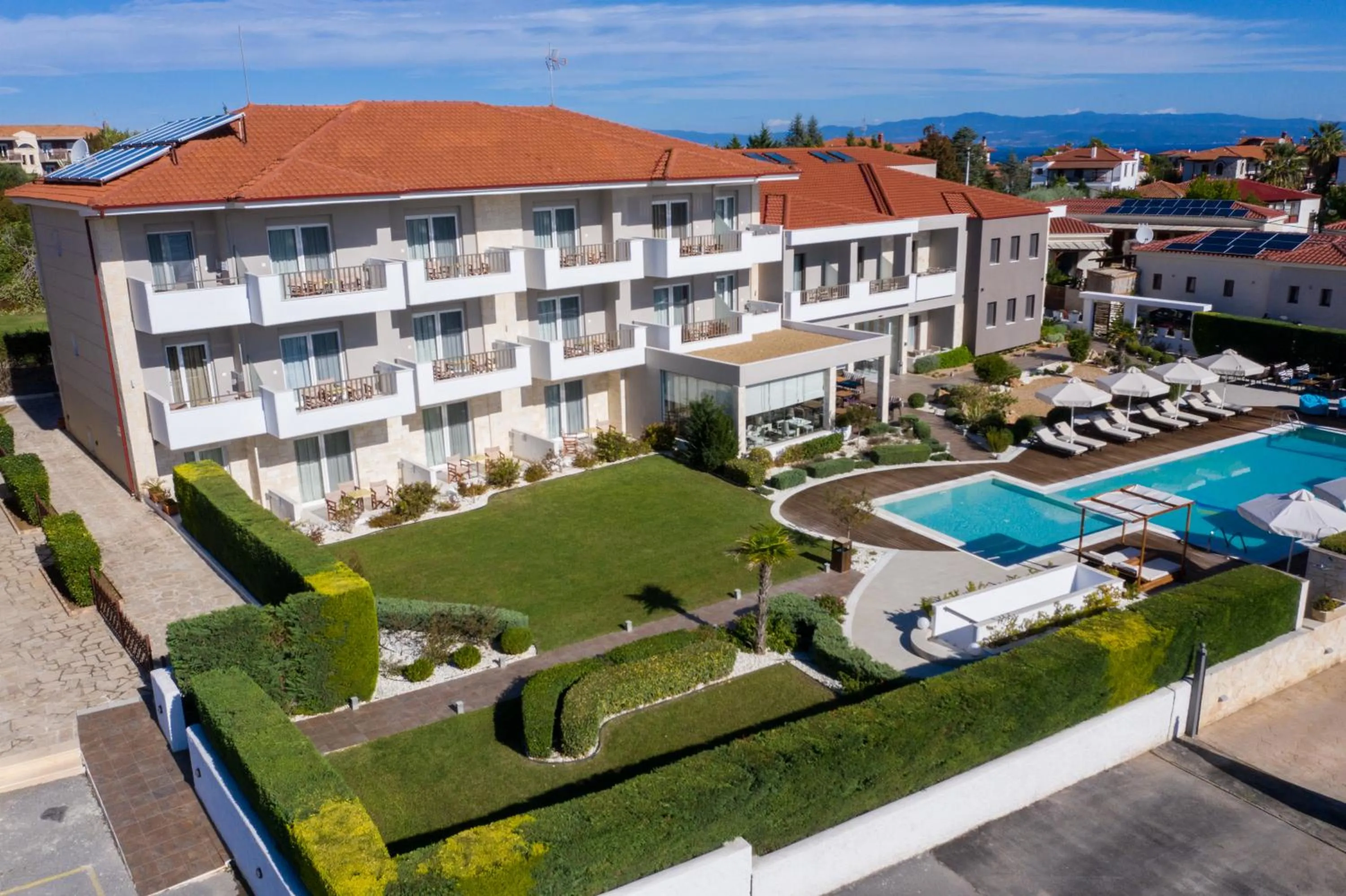 Facade/entrance in Lagaria Hotel