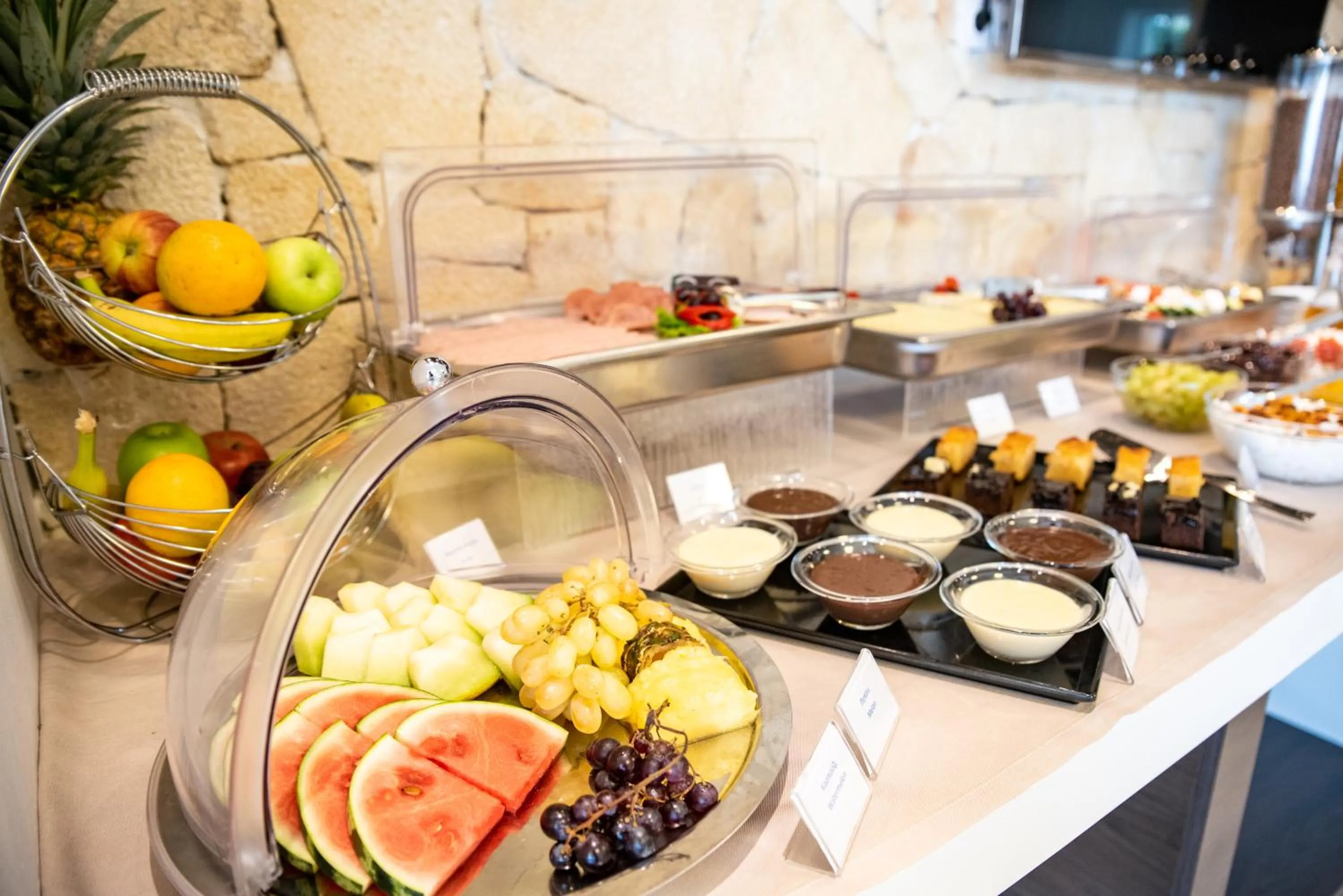 Buffet breakfast in Lagaria Hotel