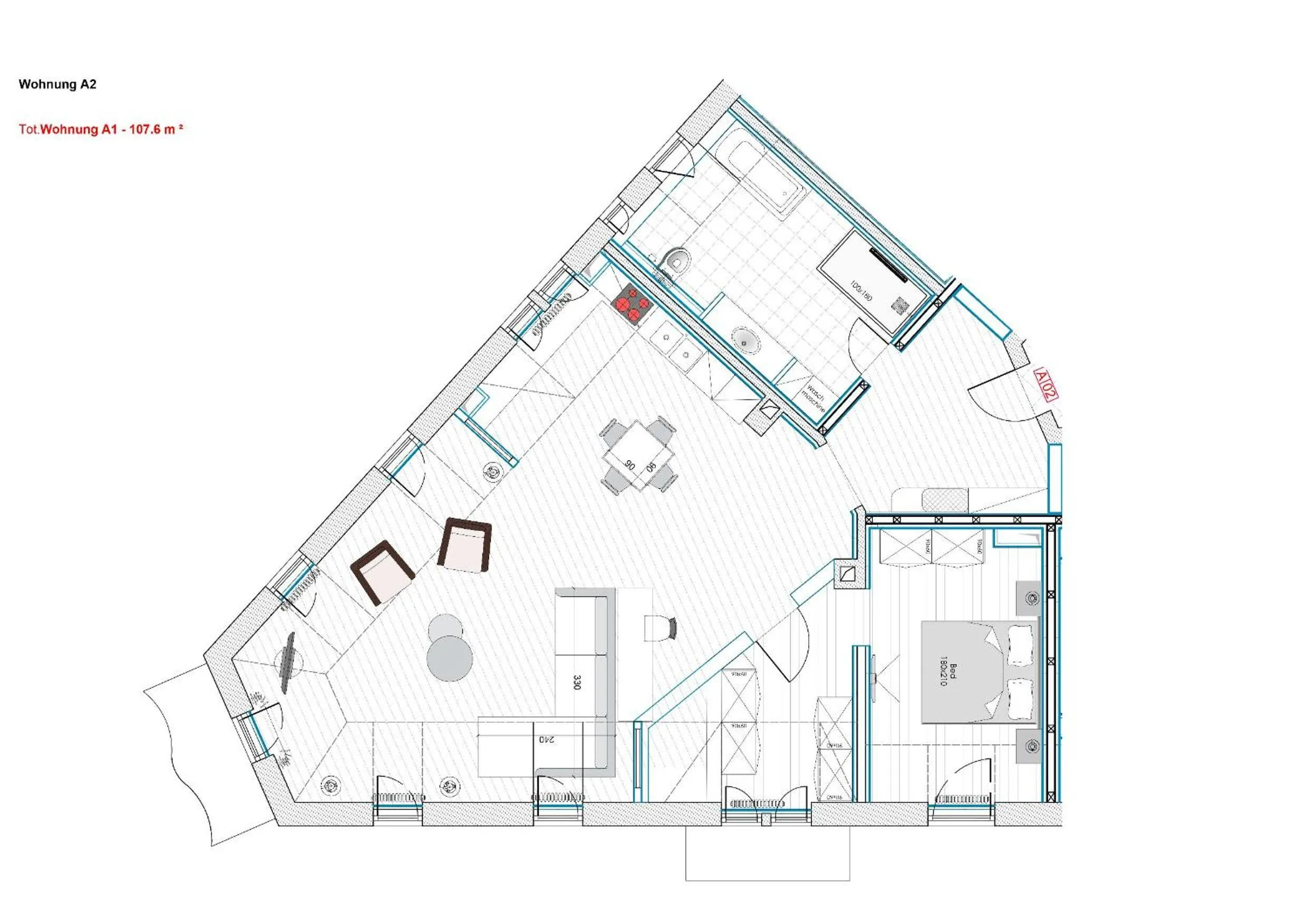 Floor plan in Kleiner Rosengarten