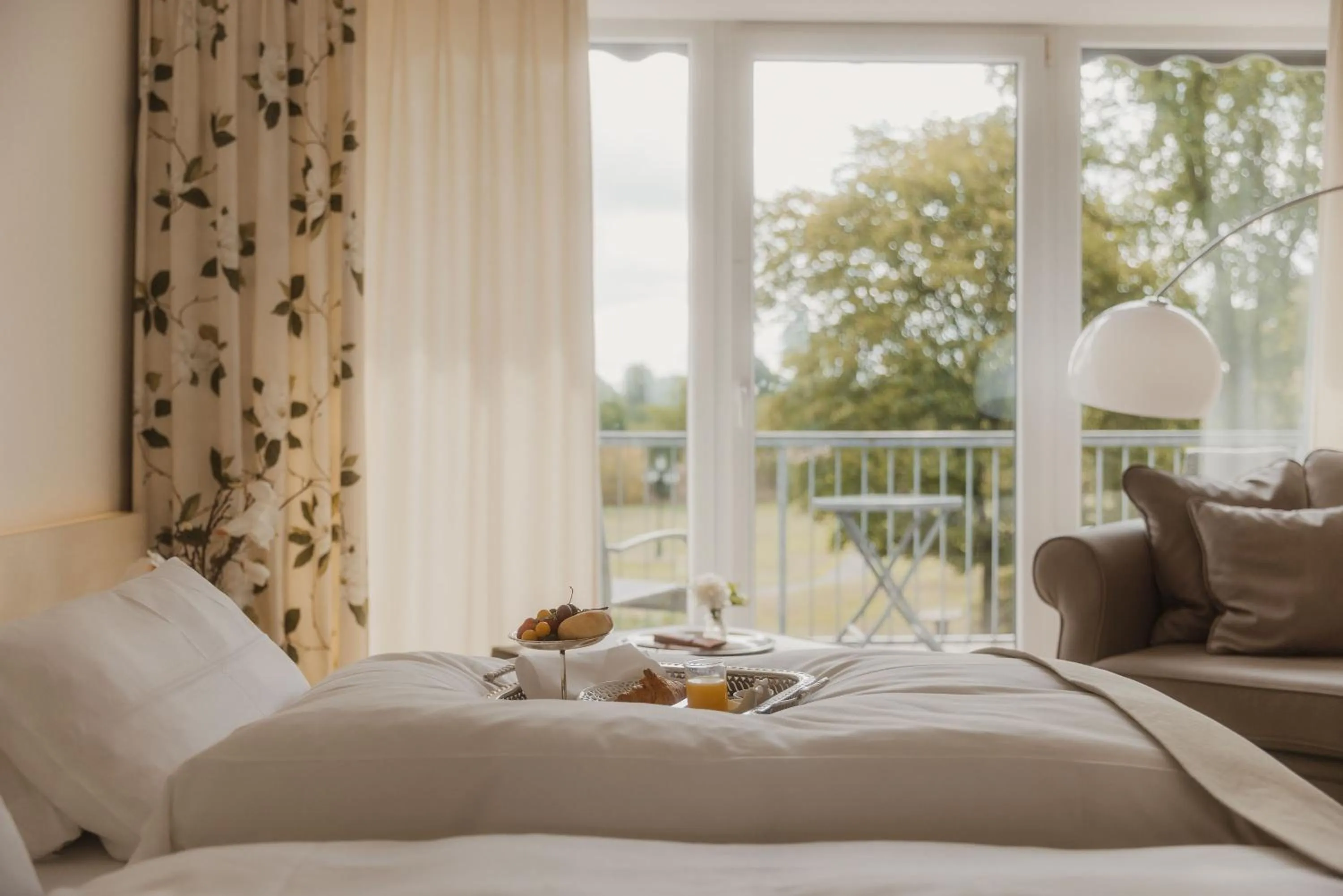 View (from property/room), Bed in Landhotel Stähle