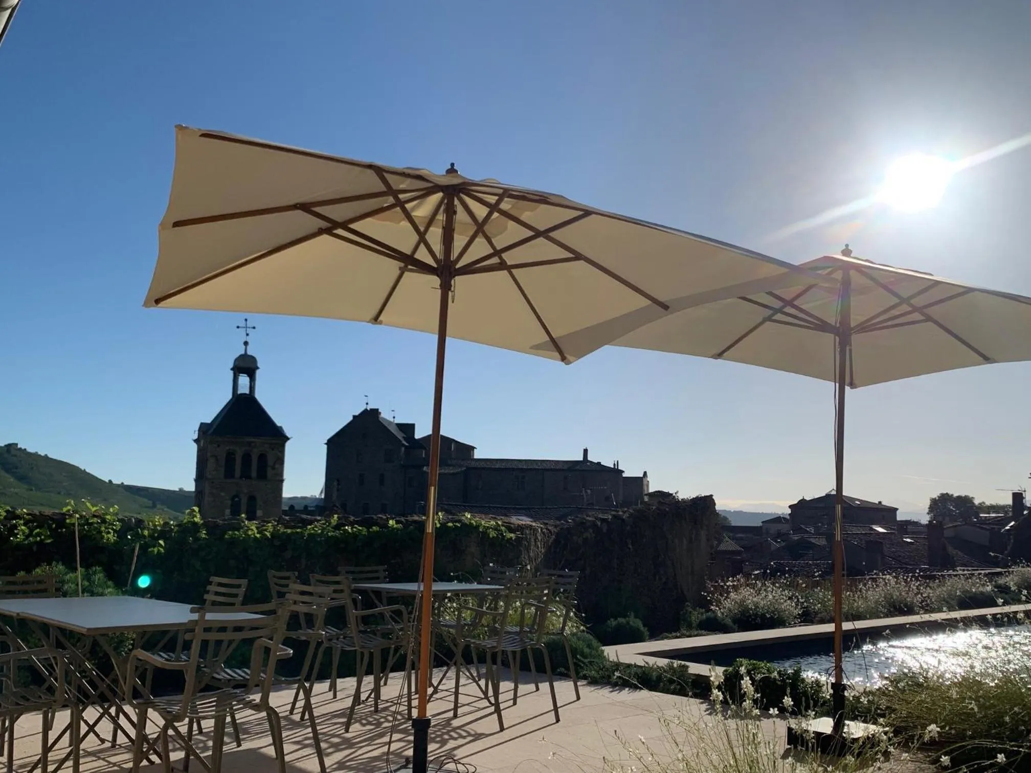 Swimming pool in Hôtel de la Villeon