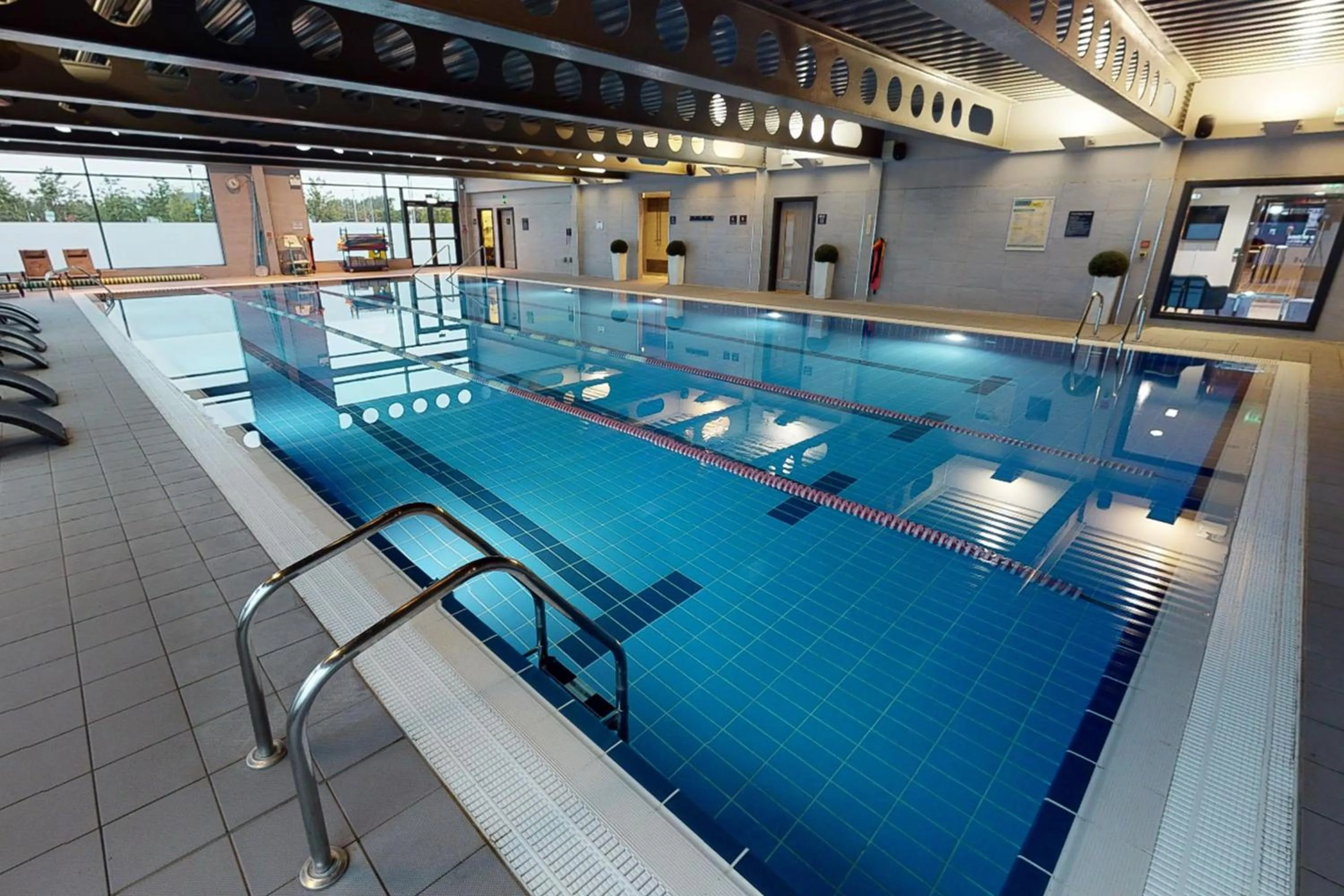 Swimming pool in Village Hotel Glasgow