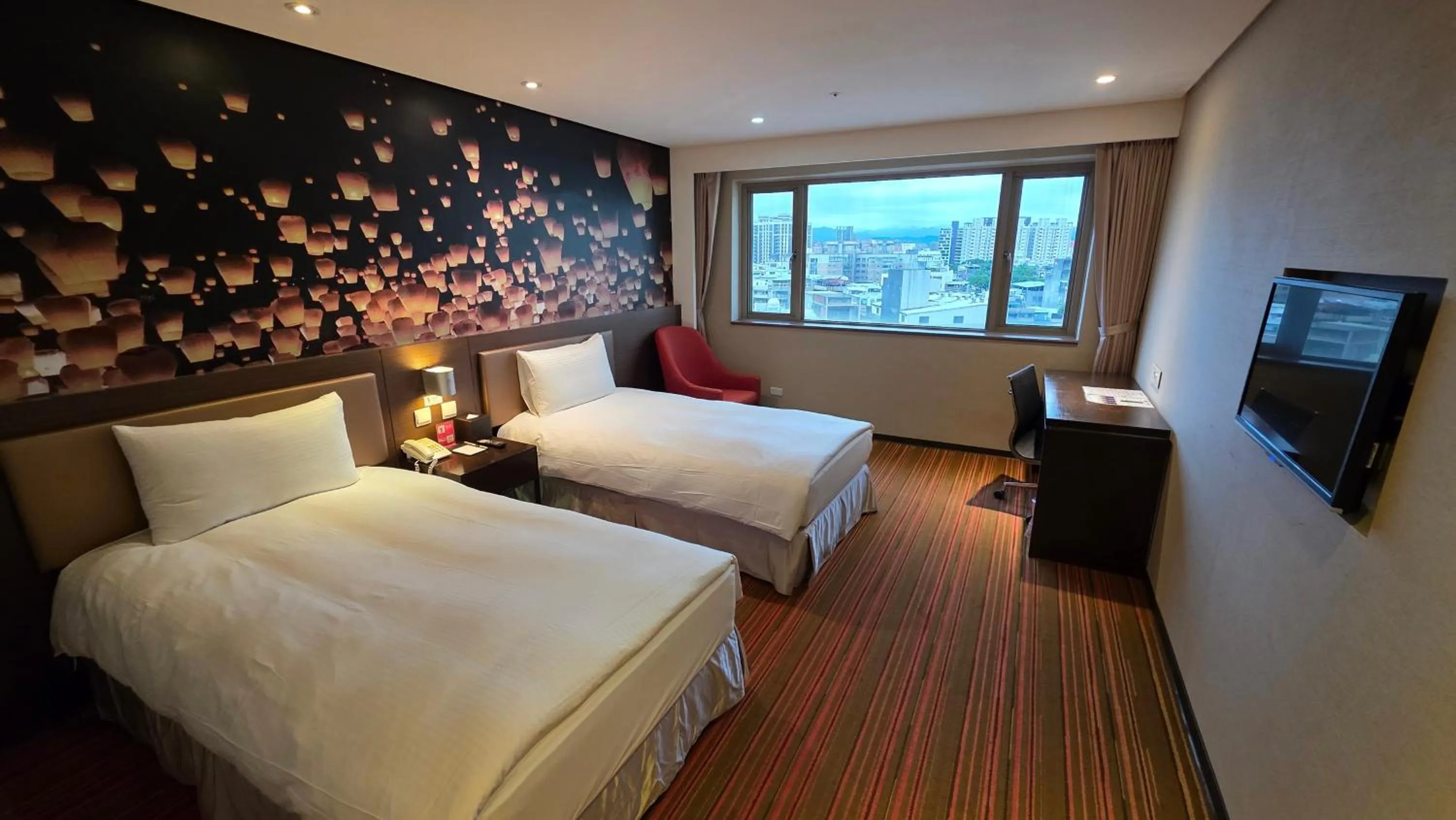 Bed in Tao Garden Hotel