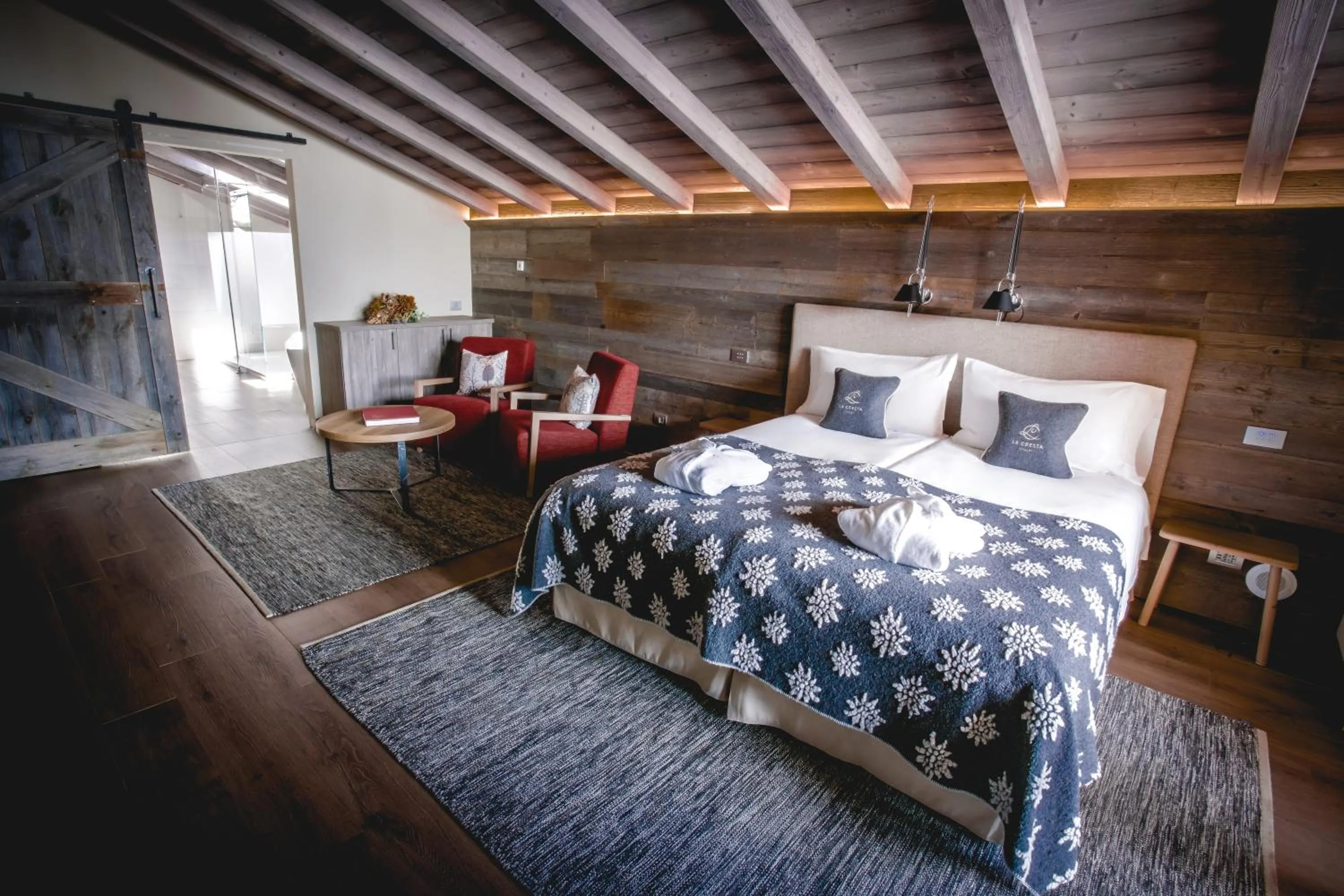Bed in La Cresta Chalet