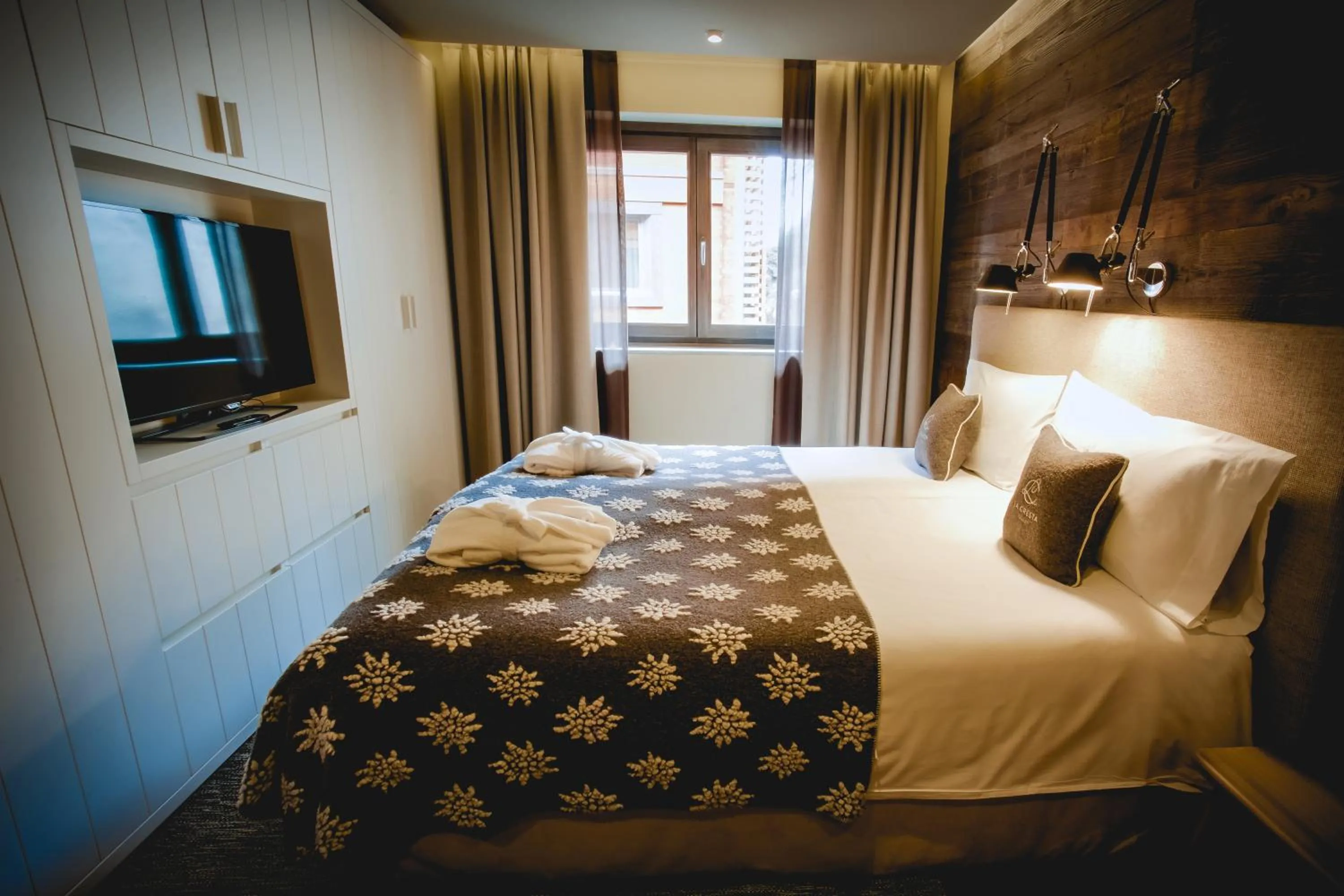 Bed in La Cresta Chalet