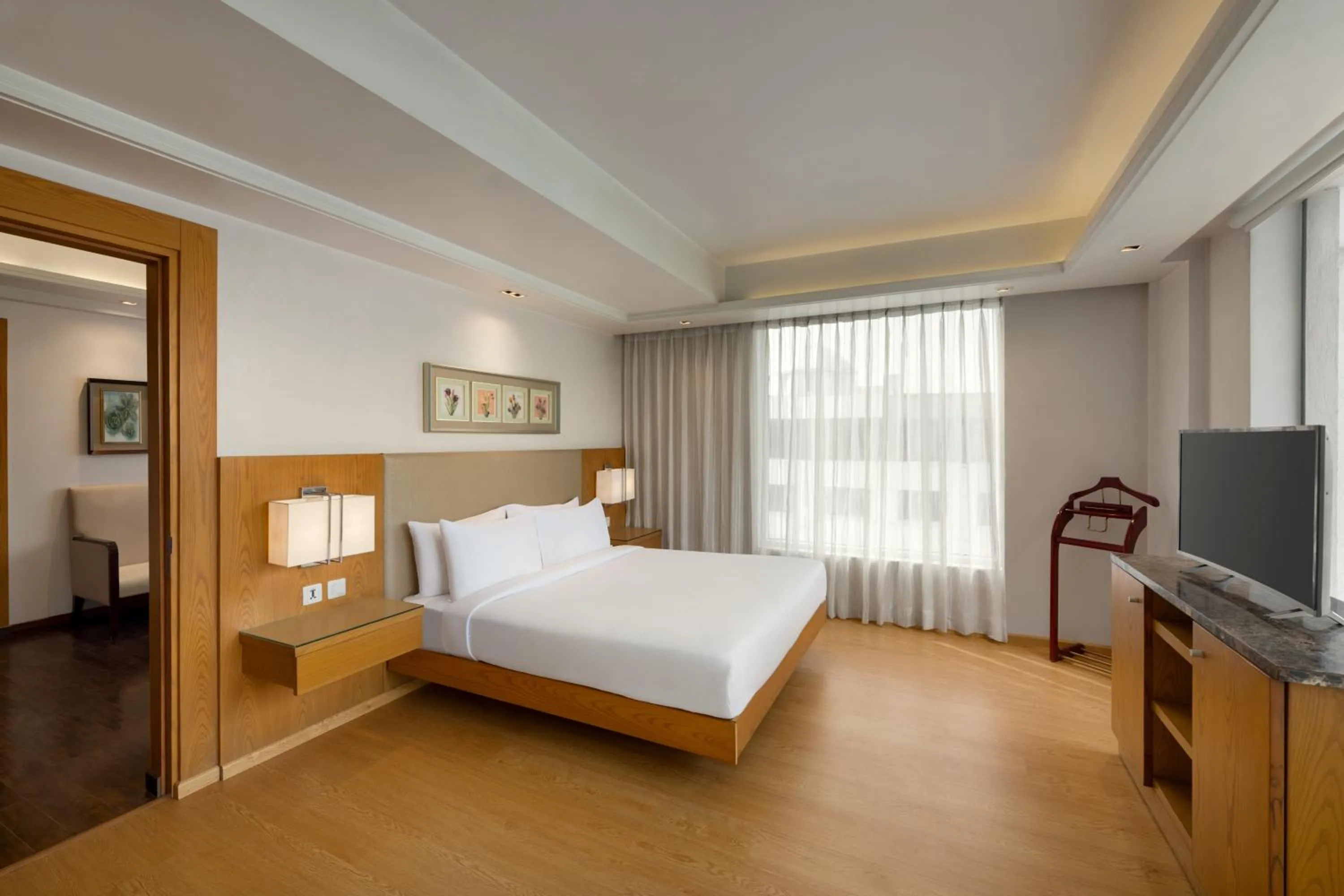 Bed in Ramada by Wyndham Ghaziabad Vasundhara