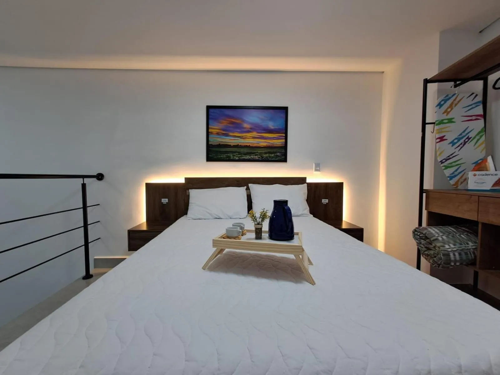 Bed in Lofts Indaiatuba