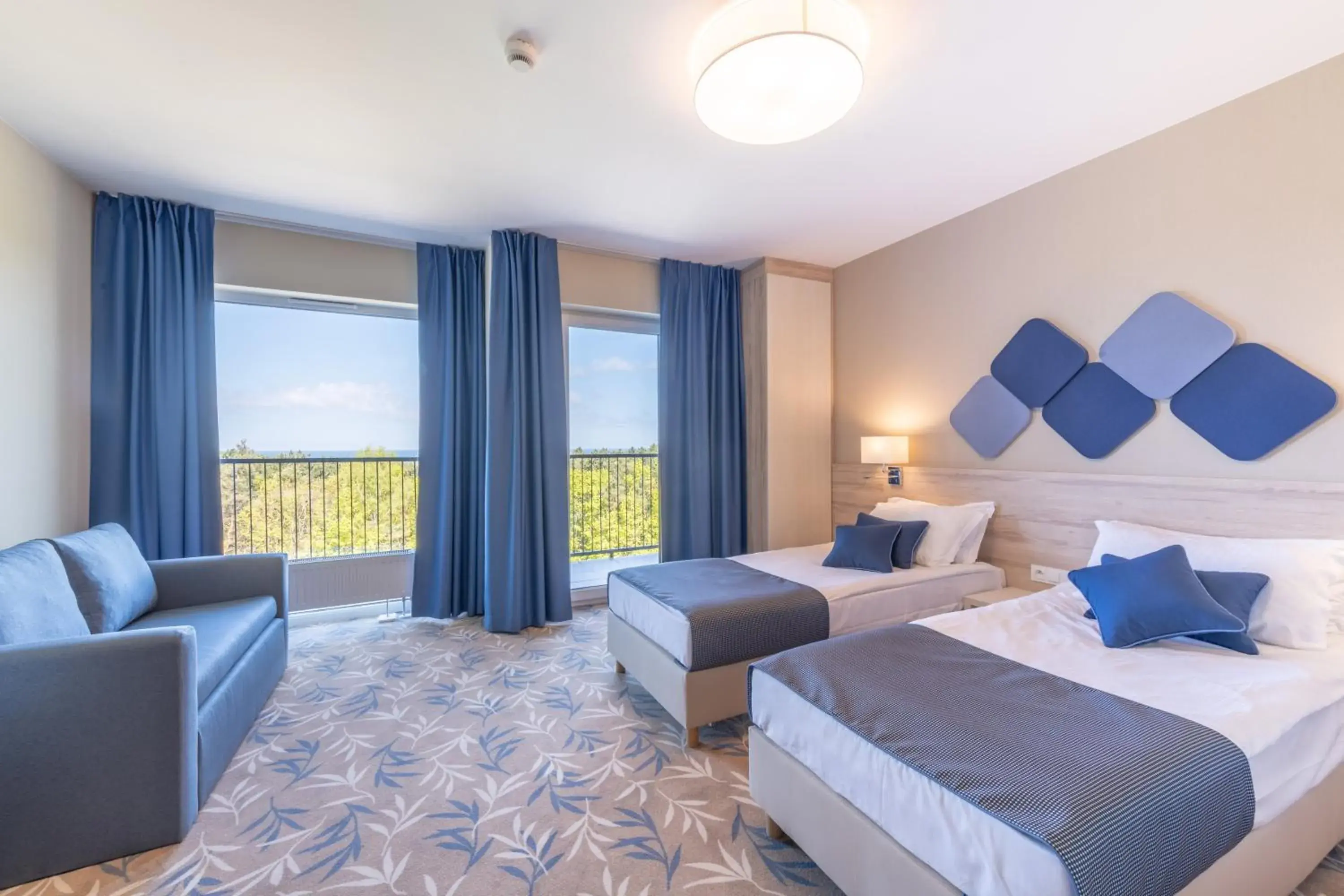 Family Room in Blue Marine Mielno Family Room in Blue Marine Mielno