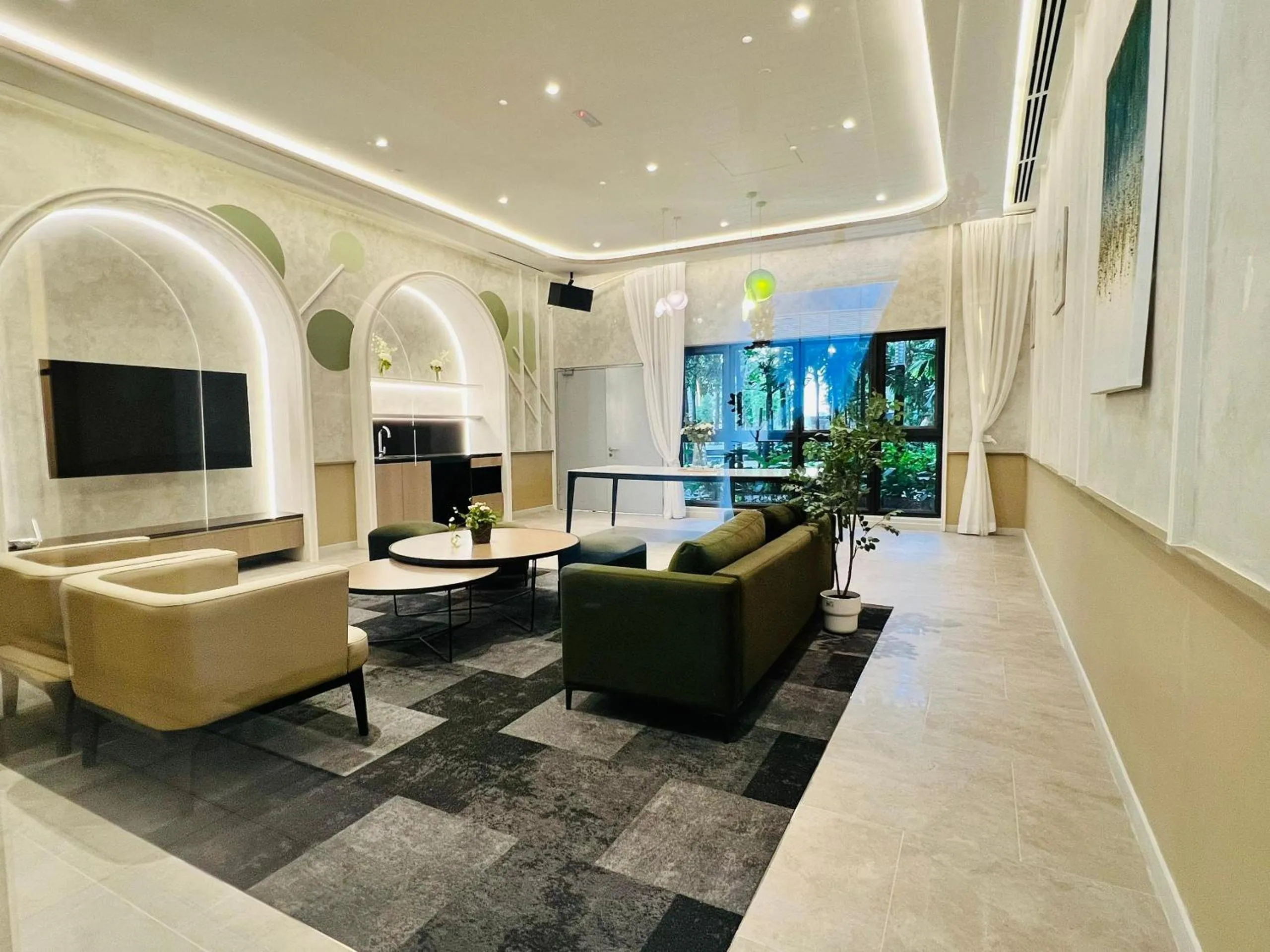 Seating area in Agile Bukit Bintang by DeUrban