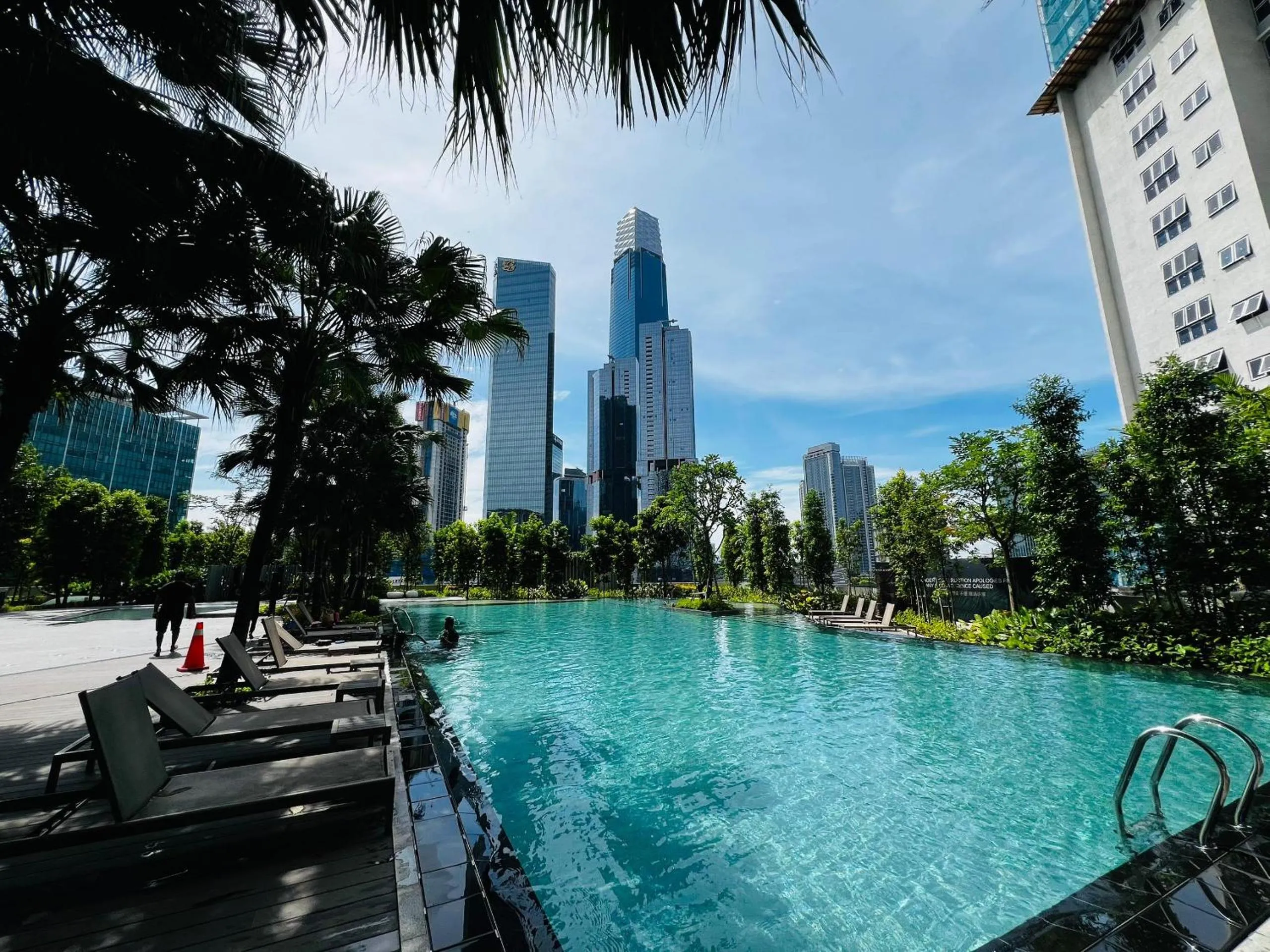 Swimming pool in Agile Bukit Bintang by DeUrban