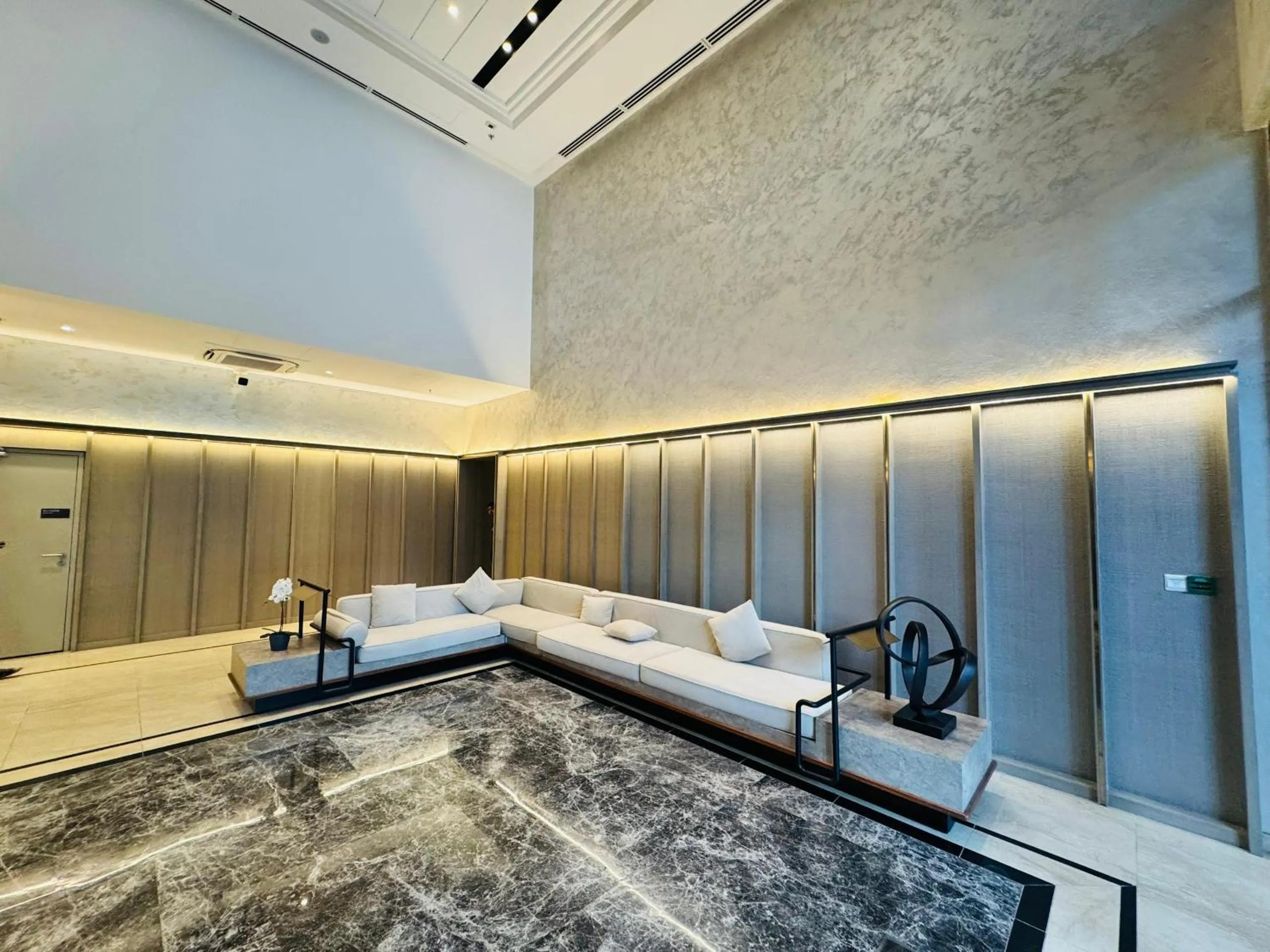 Seating area in Agile Bukit Bintang by DeUrban