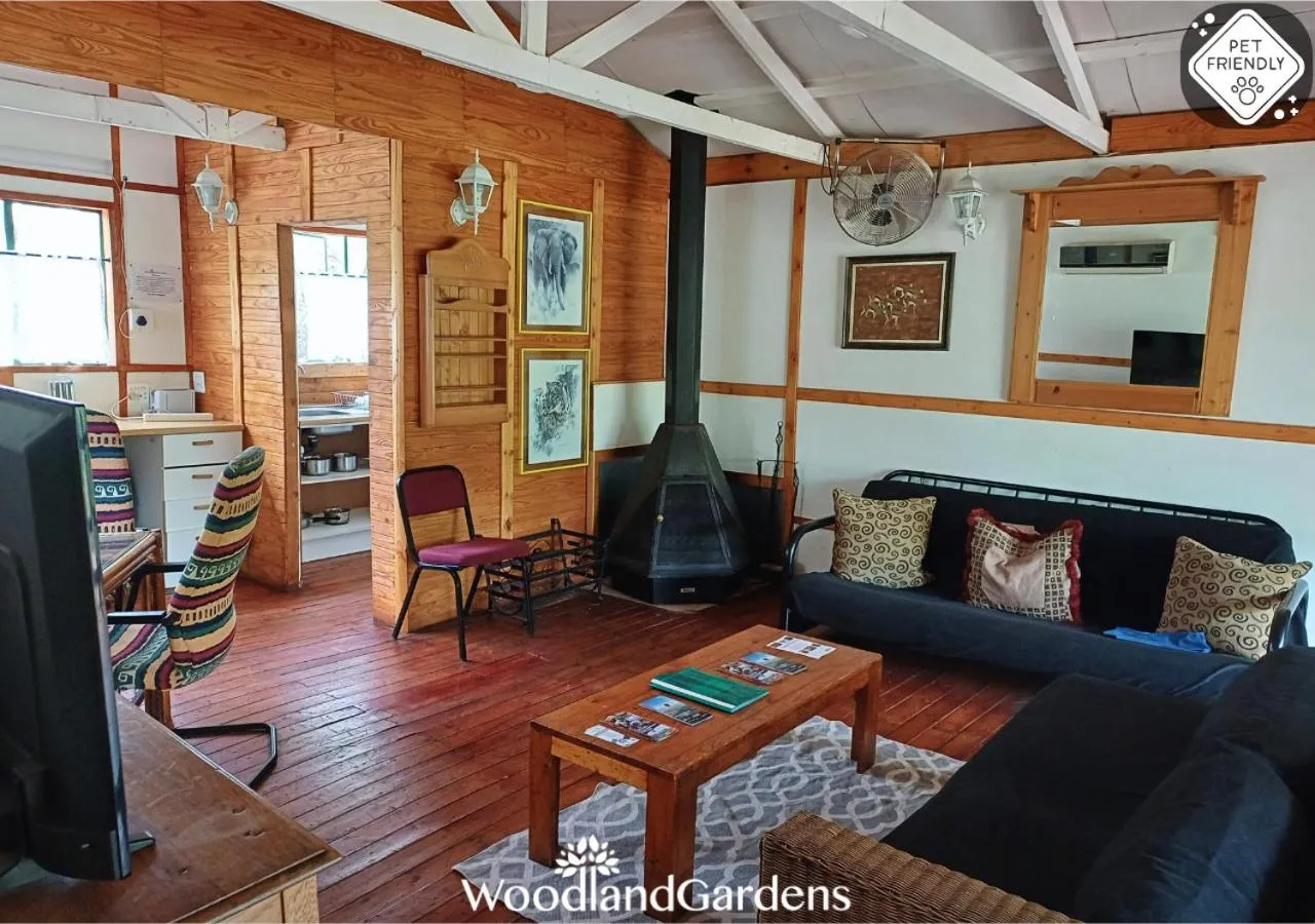 TV and multimedia in Woodland Gardens Self catering Pet Friendly Lodge