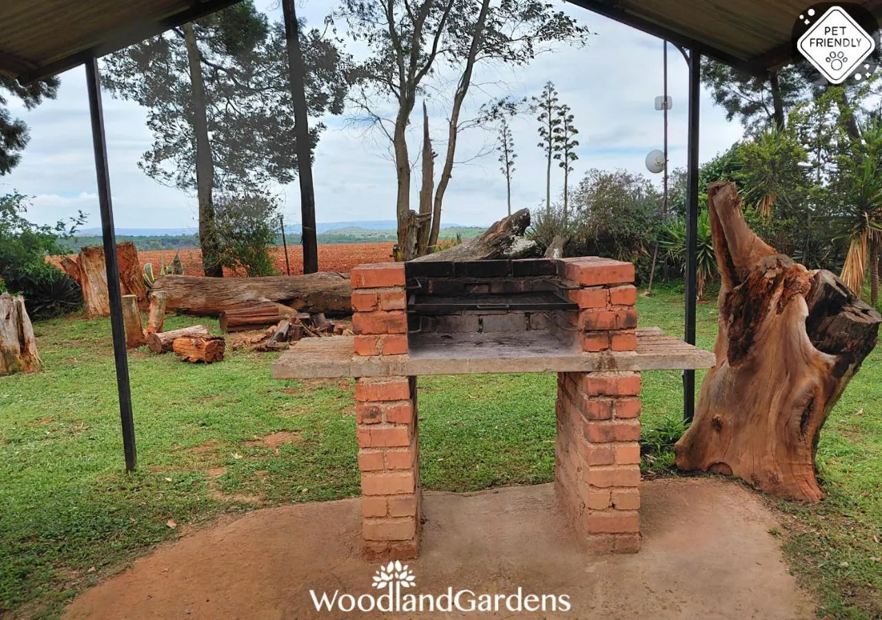 BBQ facilities in Woodland Gardens Self catering Pet Friendly Lodge
