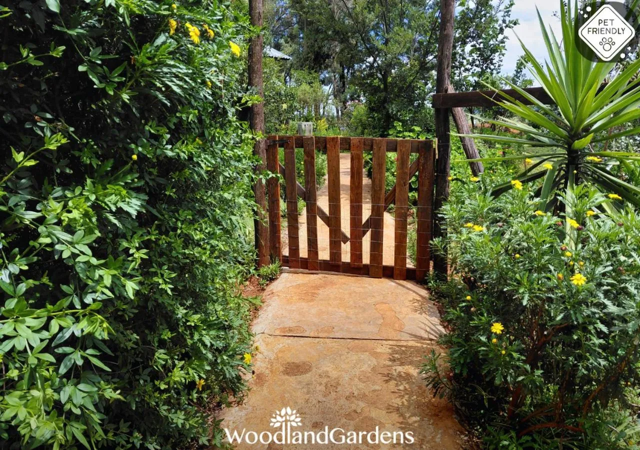 Garden in Woodland Gardens Self catering Pet Friendly Lodge