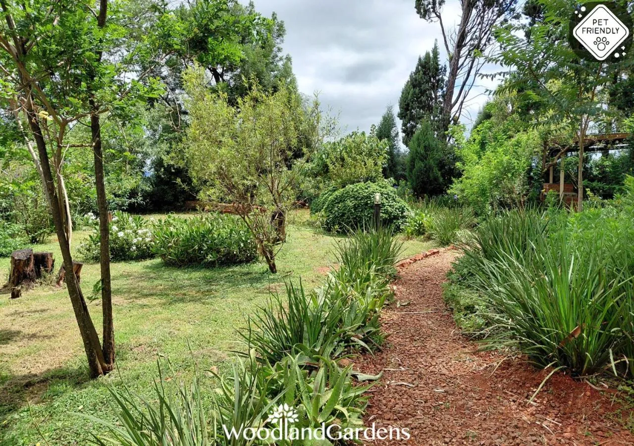 Garden in Woodland Gardens Self catering Pet Friendly Lodge