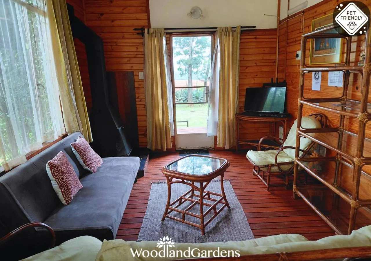 TV and multimedia in Woodland Gardens Self catering Pet Friendly Lodge