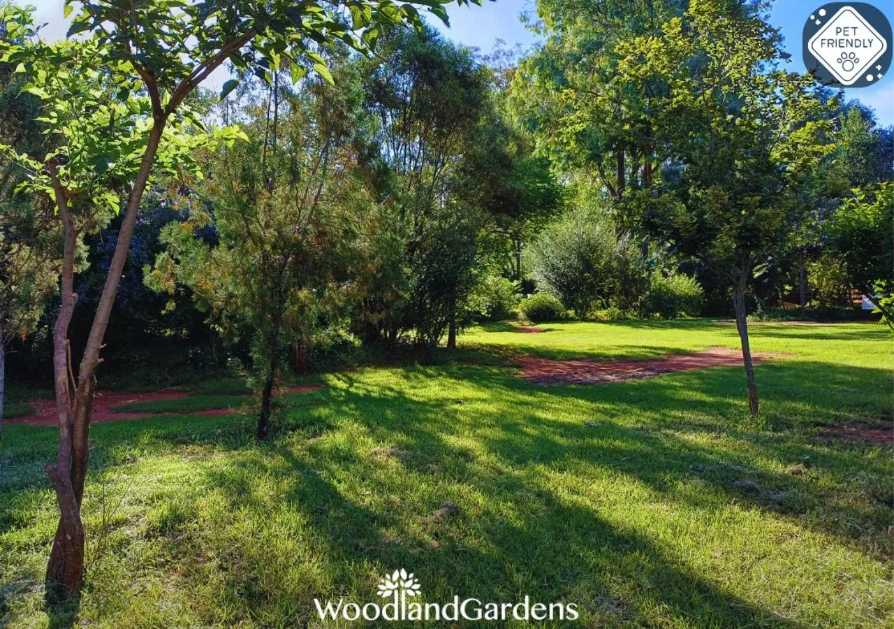 Garden in Woodland Gardens Self catering Pet Friendly Lodge