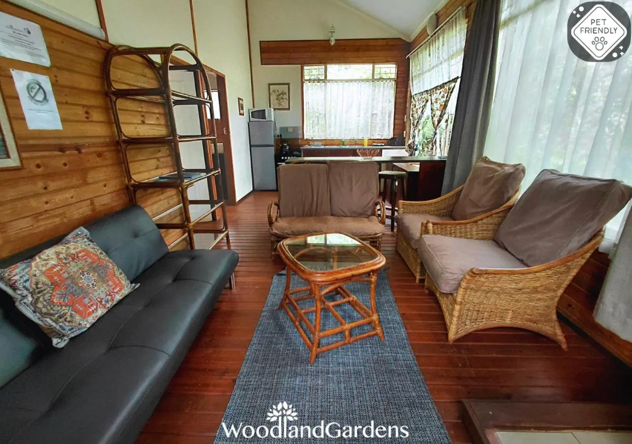 Living room in Woodland Gardens Self catering Pet Friendly Lodge