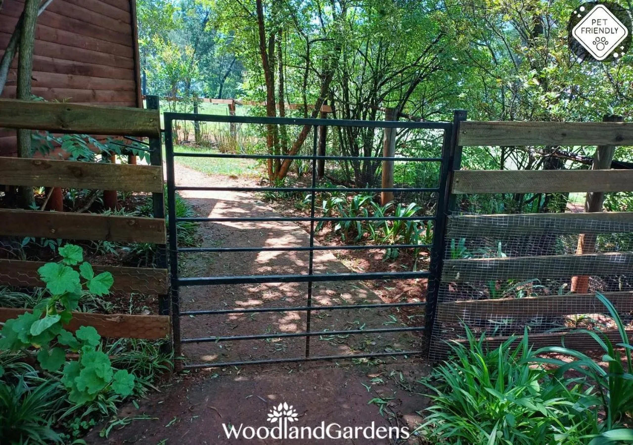 Garden in Woodland Gardens Self catering Pet Friendly Lodge
