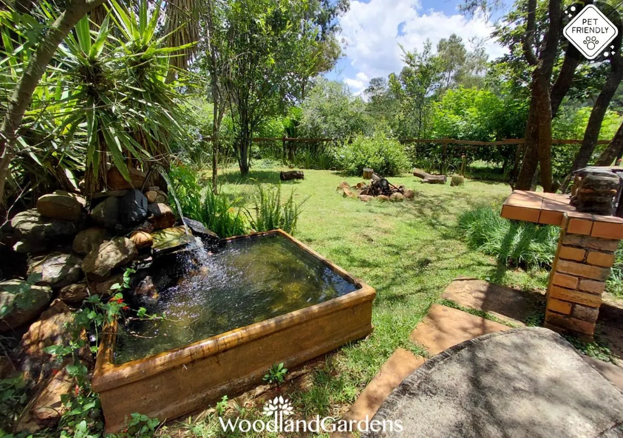 BBQ facilities in Woodland Gardens Self catering Pet Friendly Lodge