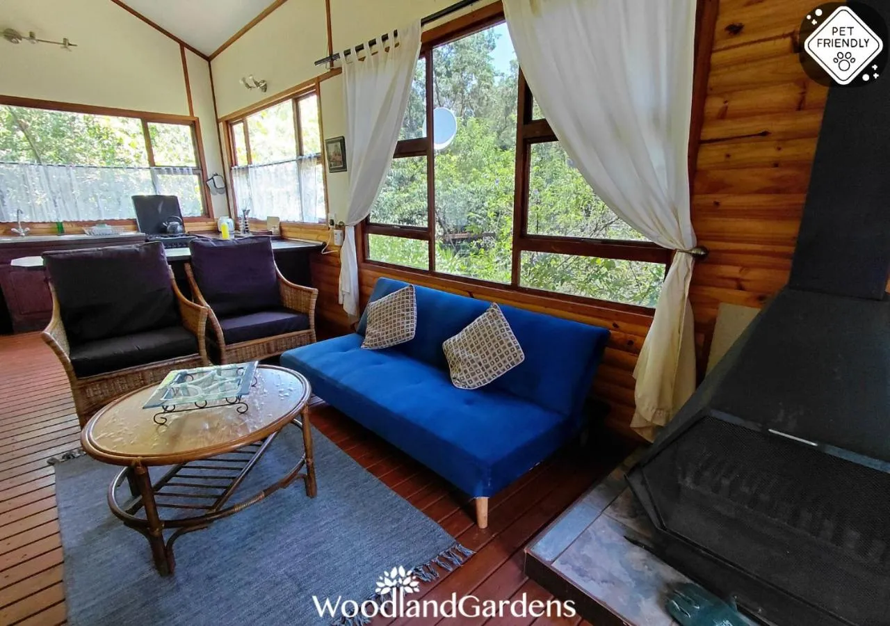 Living room in Woodland Gardens Self catering Pet Friendly Lodge