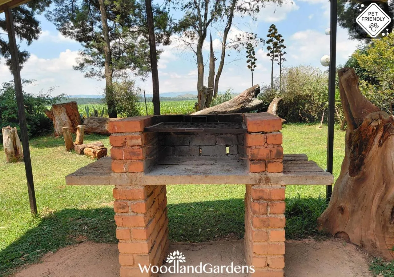 BBQ facilities in Woodland Gardens Self catering Pet Friendly Lodge