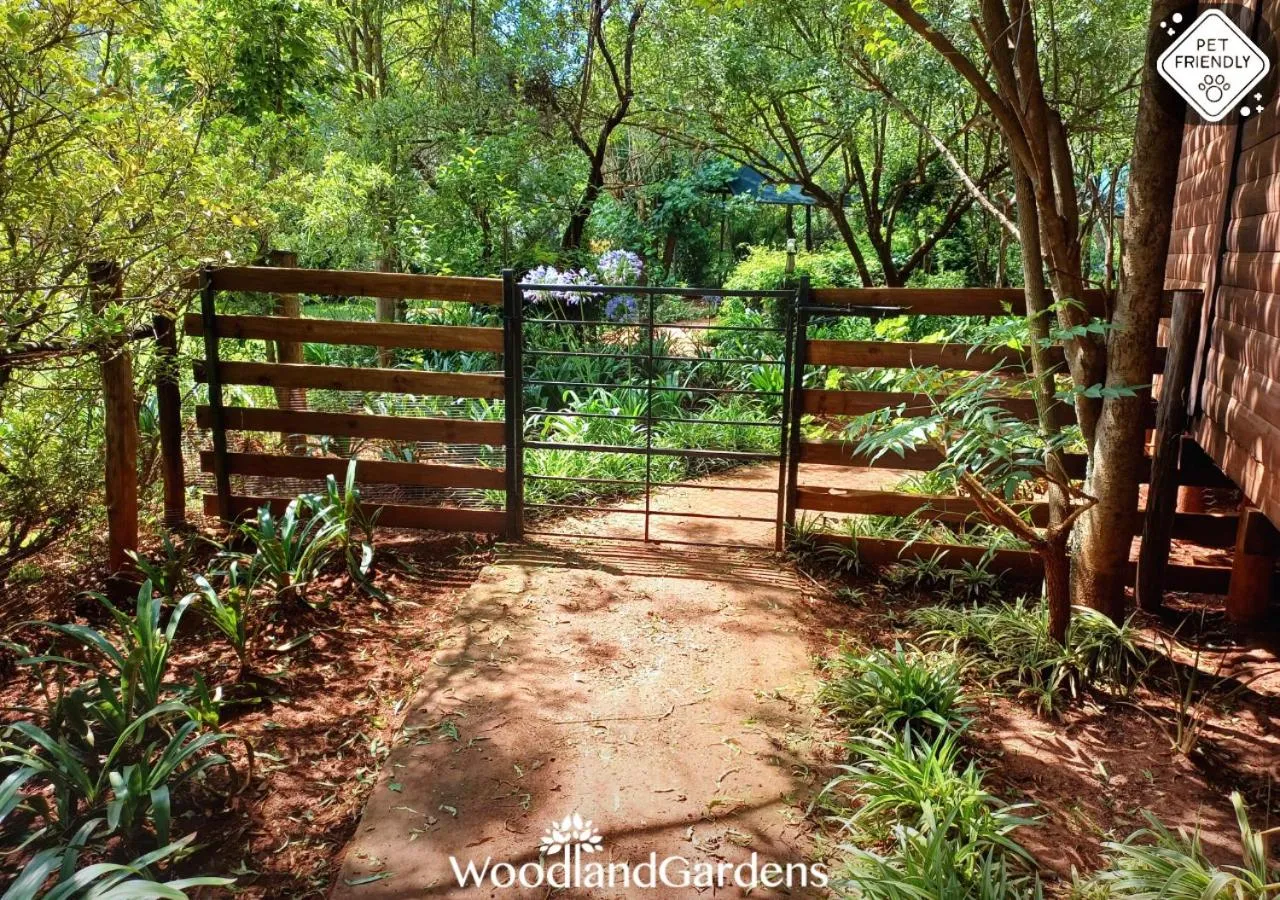 Garden in Woodland Gardens Self catering Pet Friendly Lodge