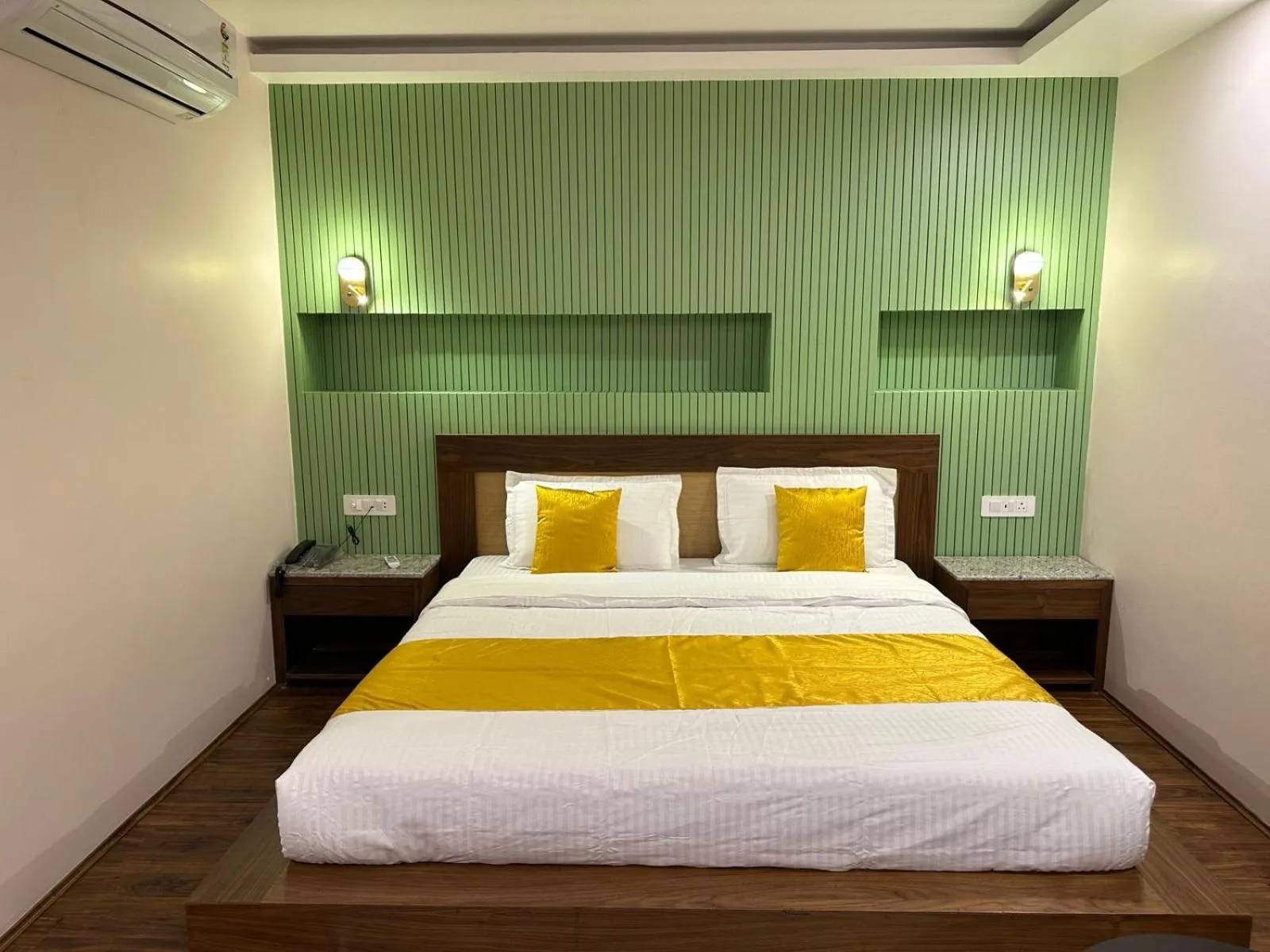 Bedroom, Bed in Luxe Haven Residency