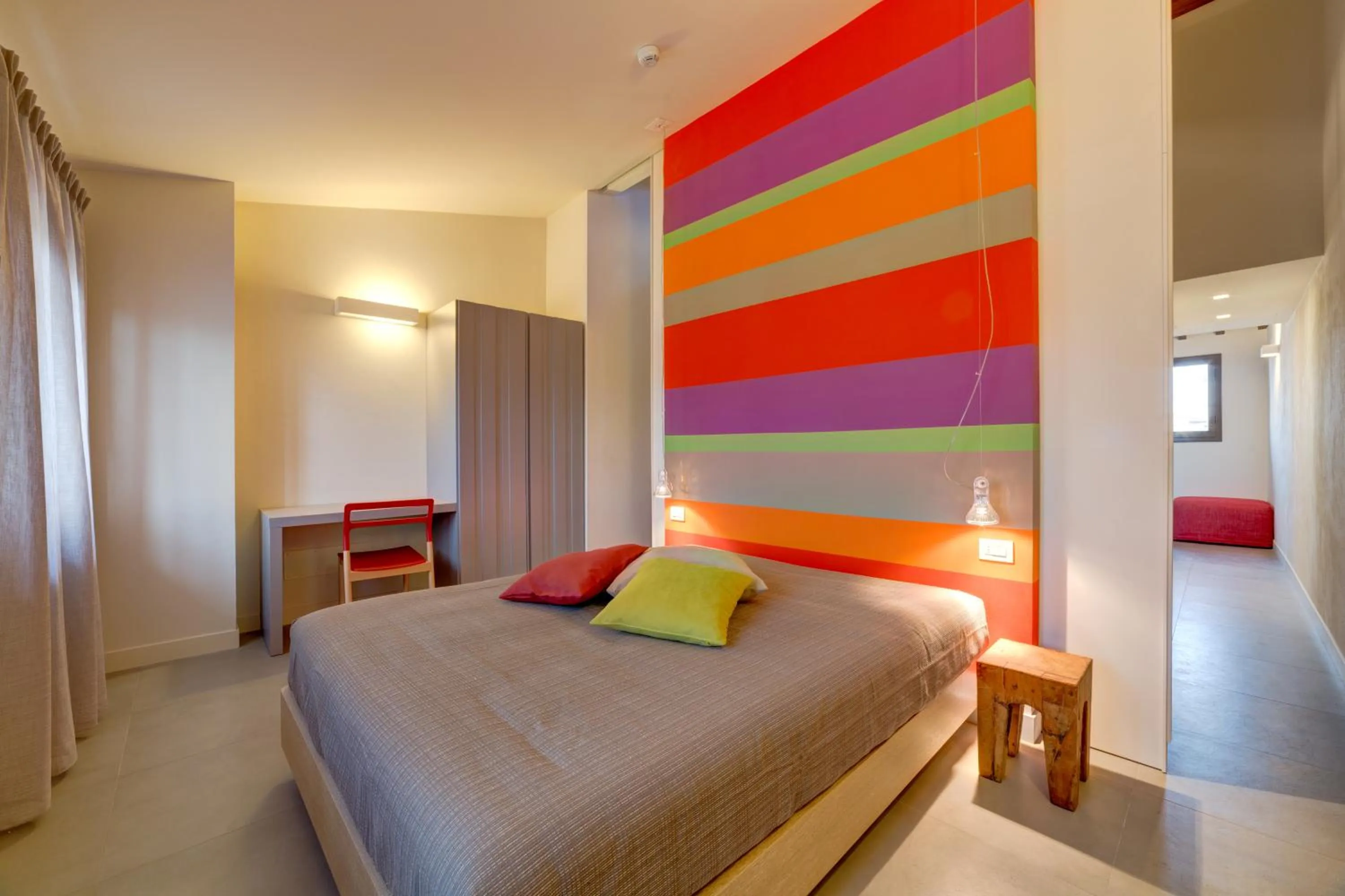 Bed in Palazzo Mannaioni Suites