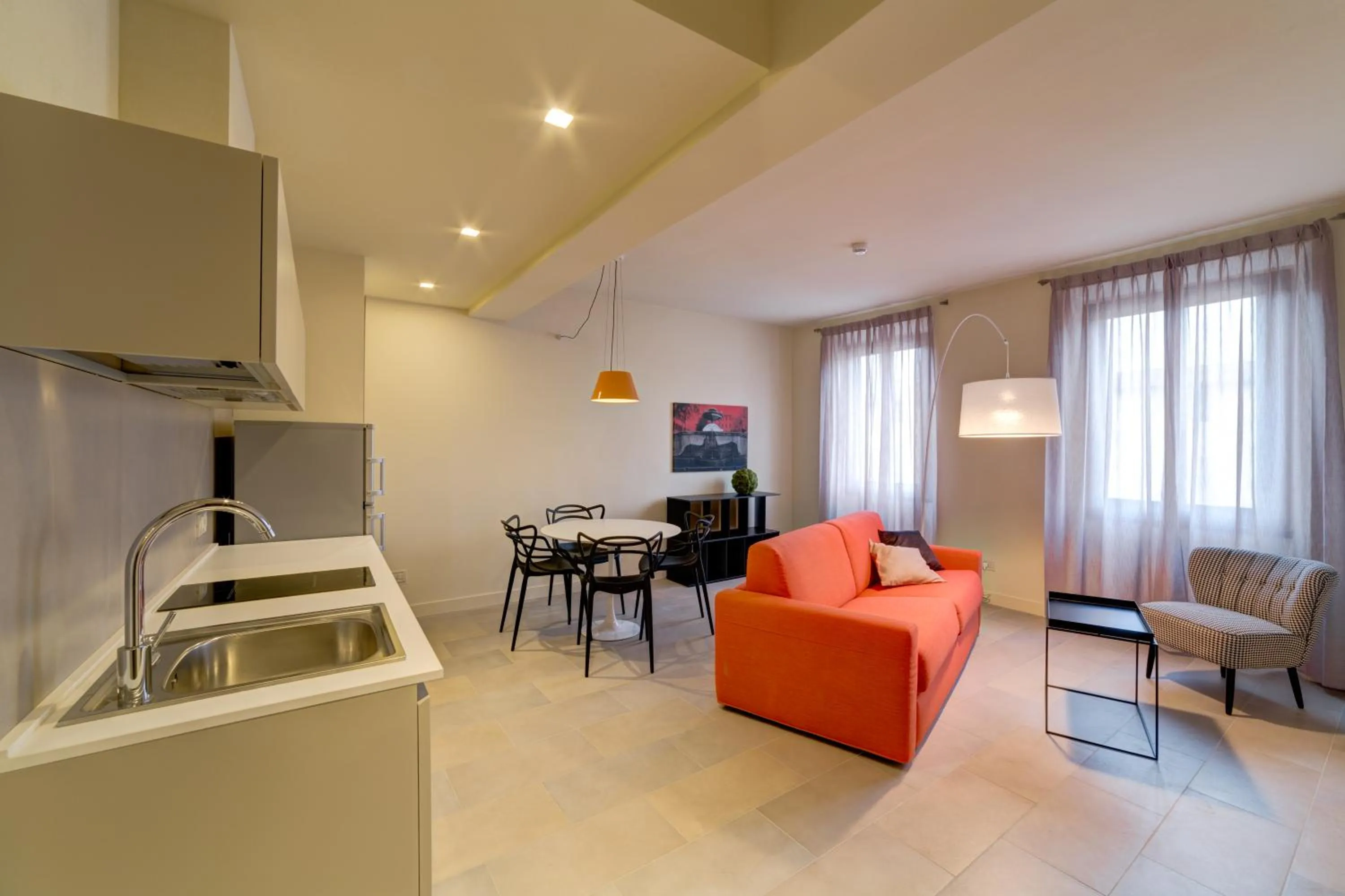 Kitchen or kitchenette in Palazzo Mannaioni Suites