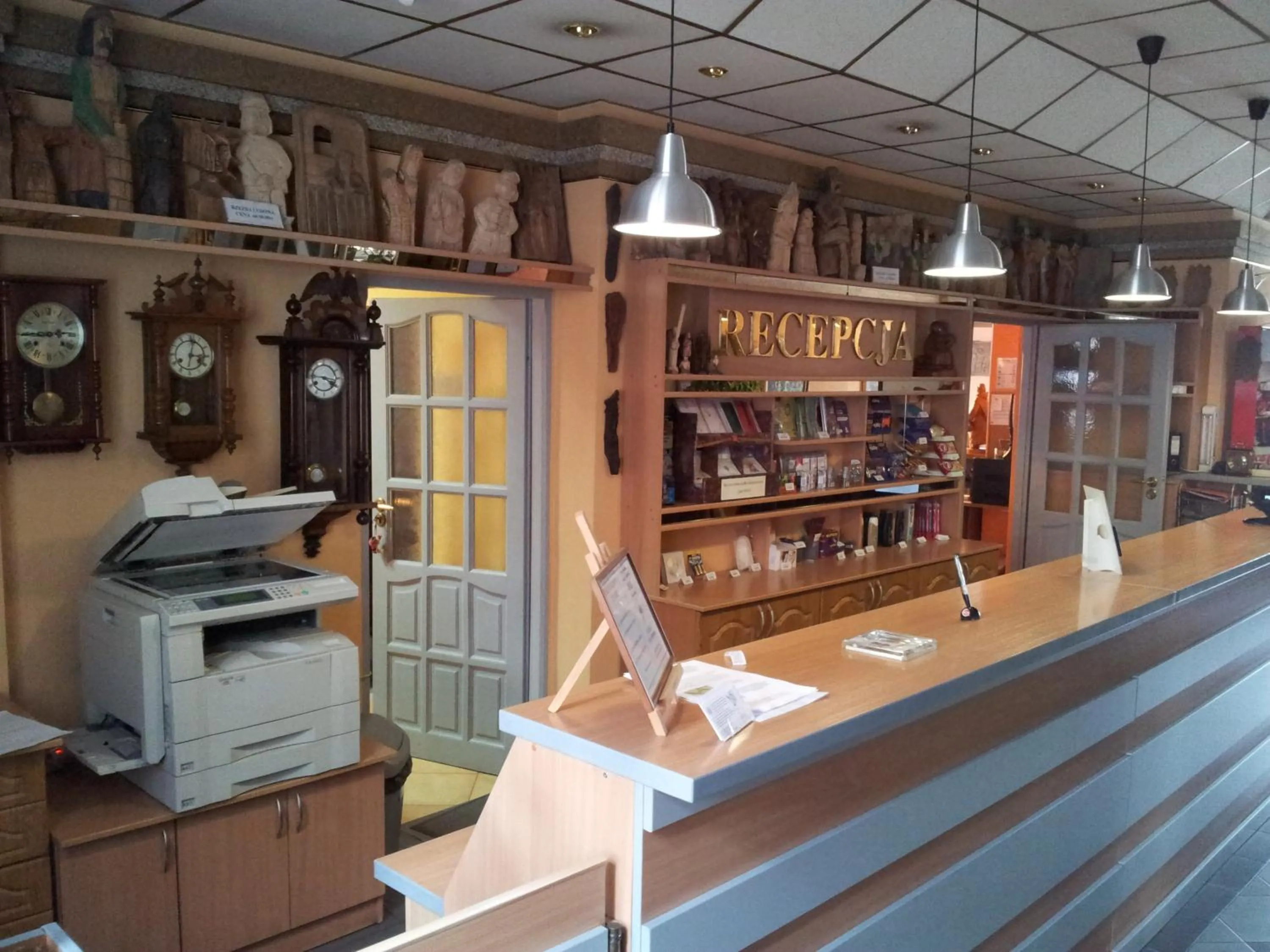 Lobby or reception in Hotel Staropolski