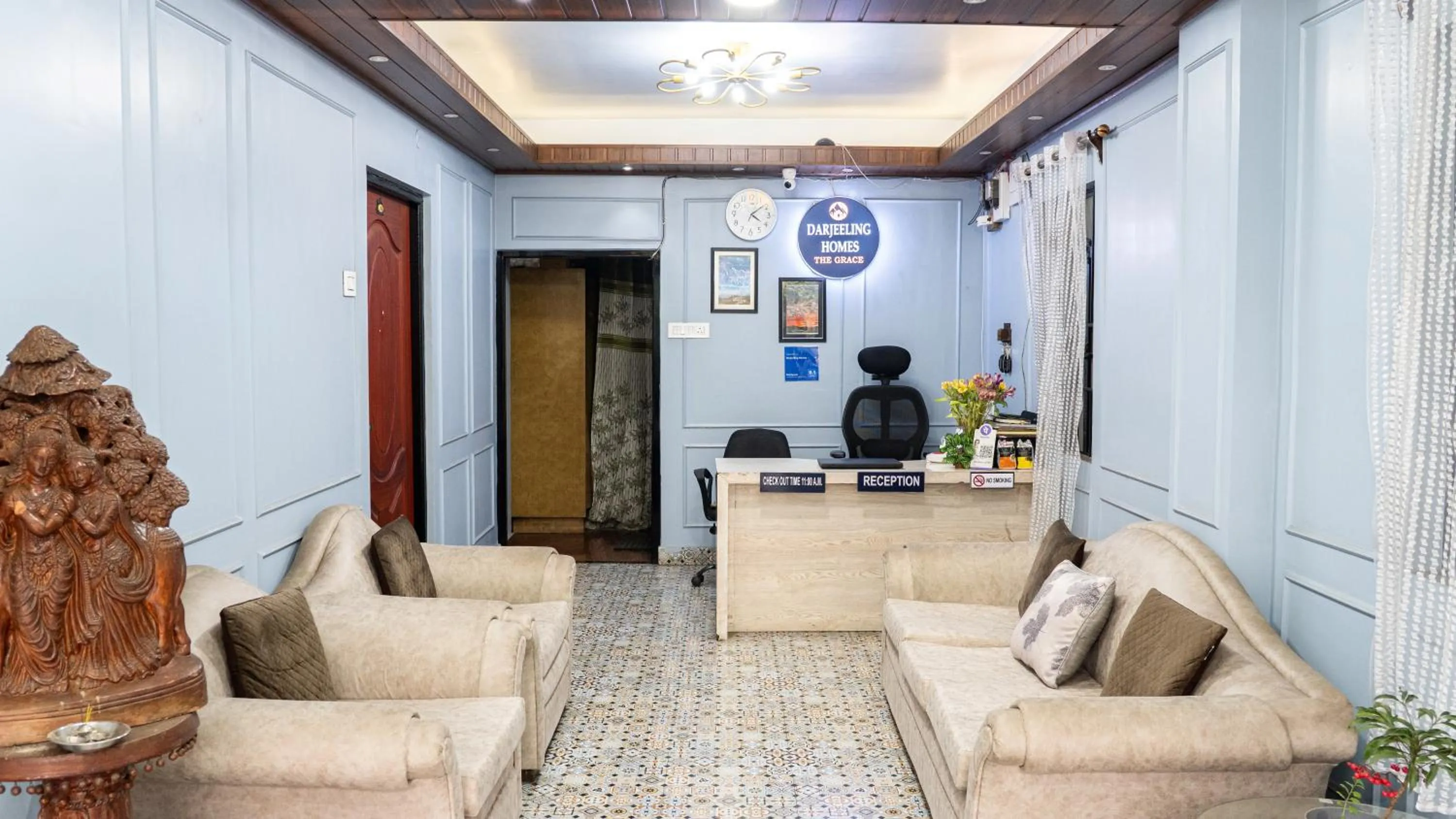 Seating area in Darjeeling Homes The Grace