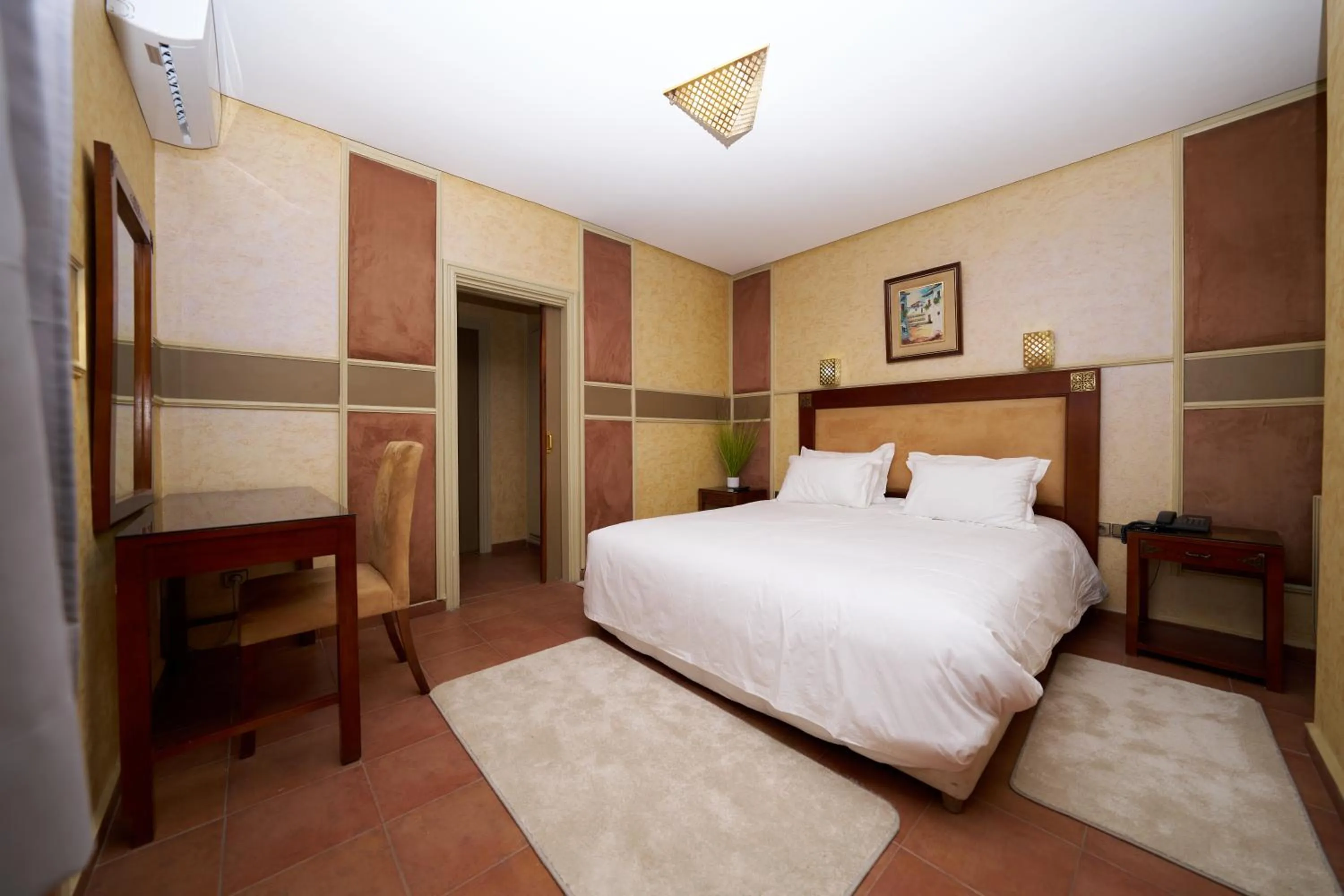 Bed in Hotel Bab Mansour