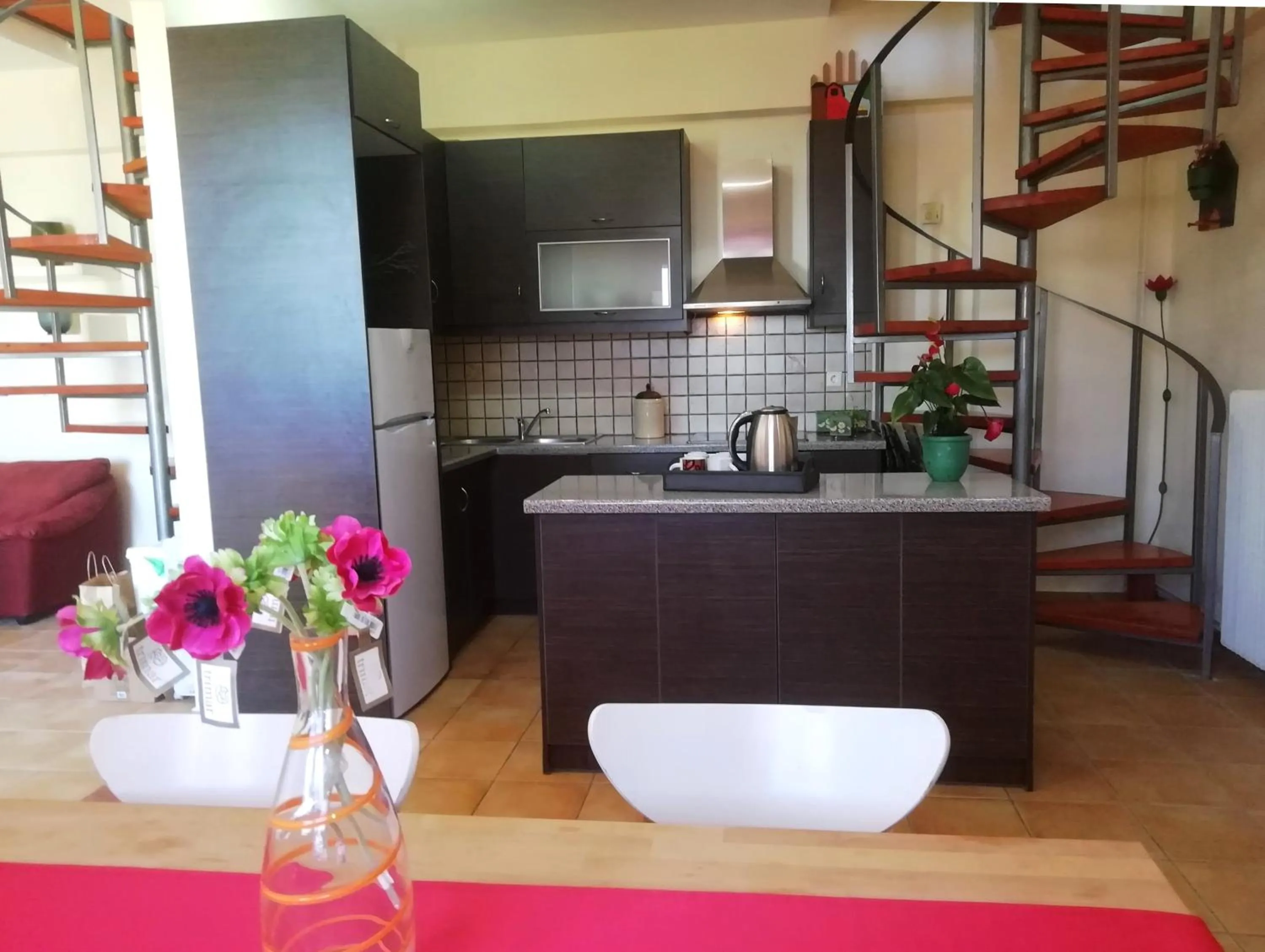 Kitchen or kitchenette in Point Twins Apartments