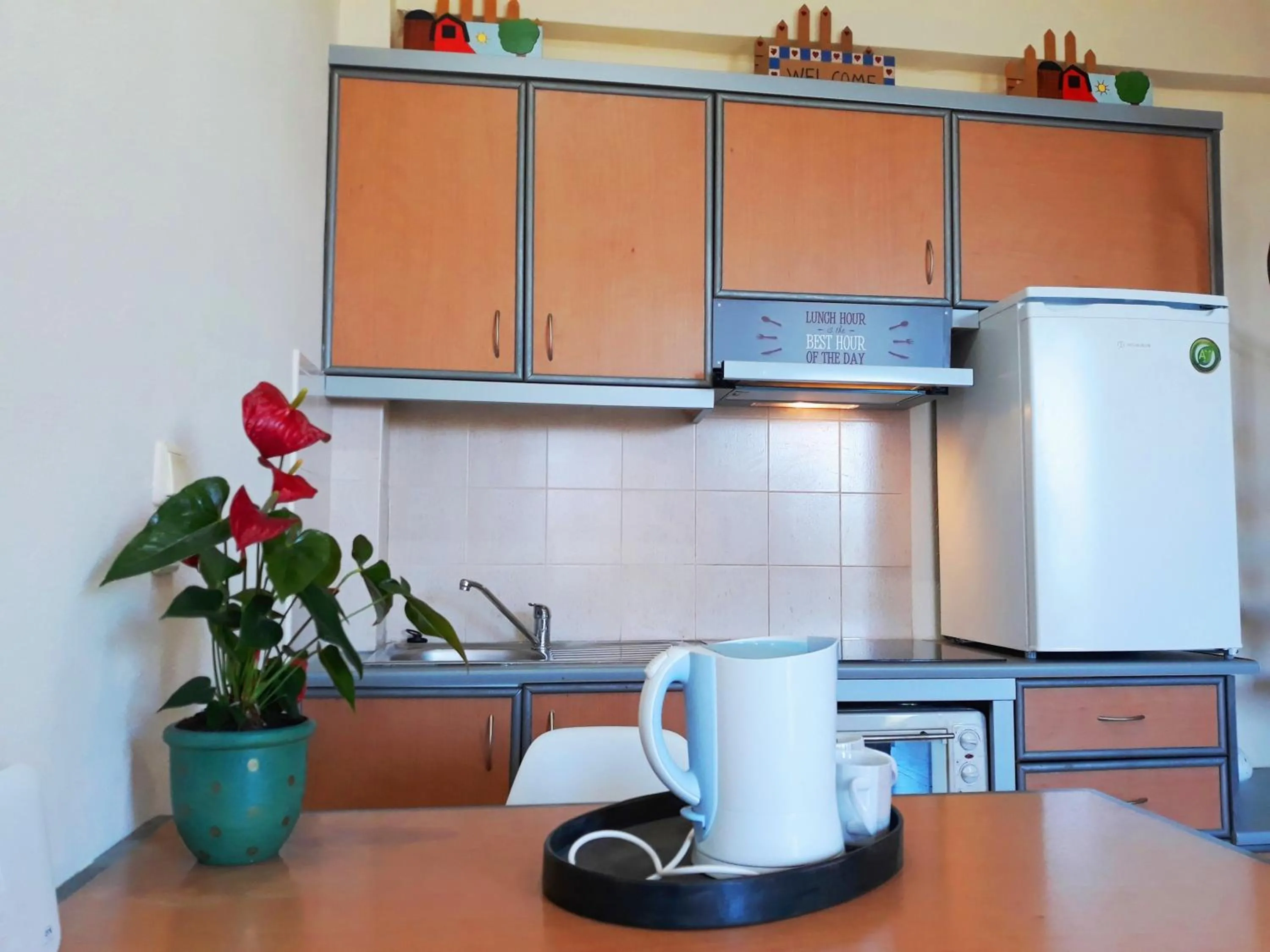 Kitchen or kitchenette in Point Twins Apartments