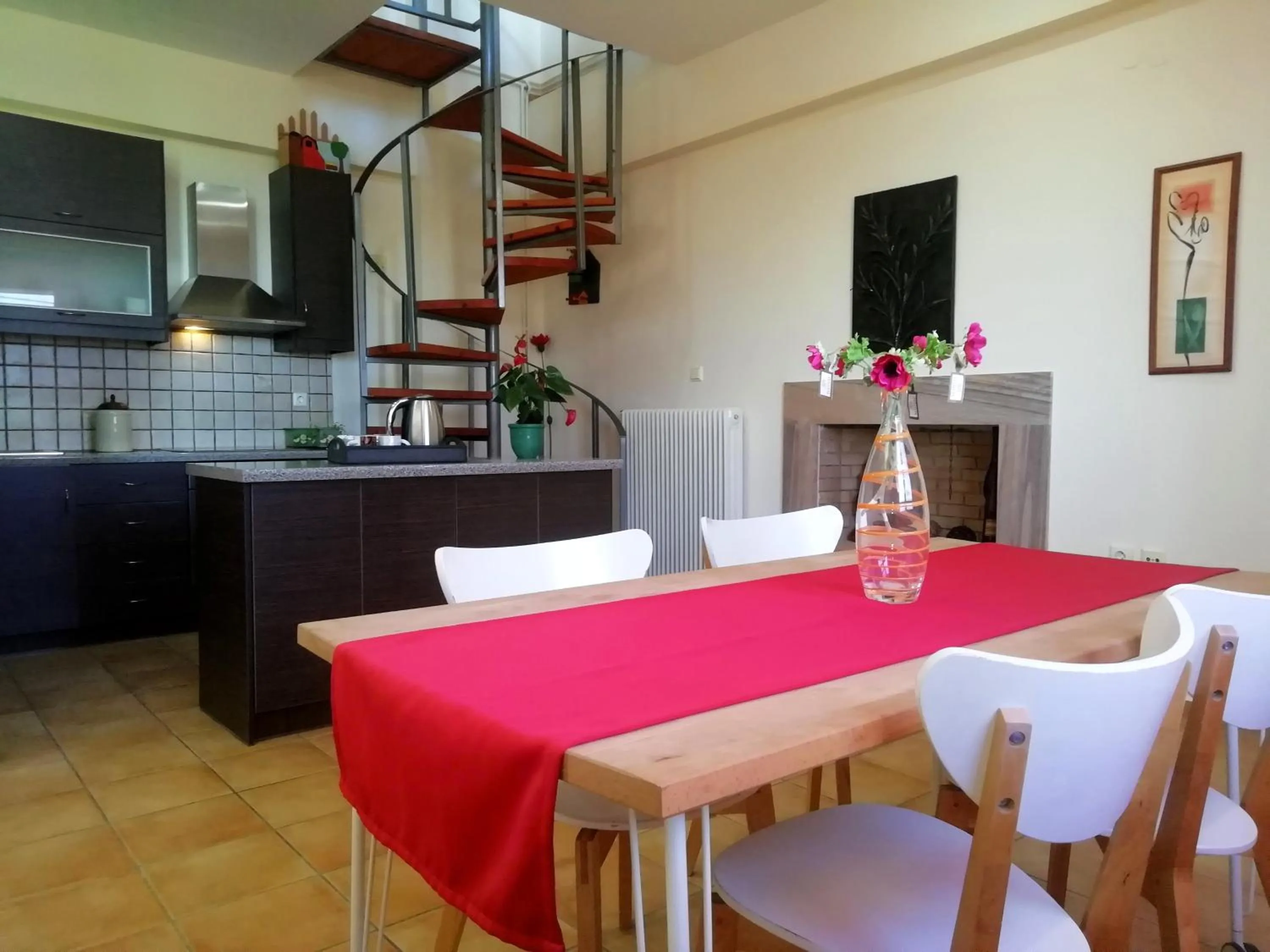 Kitchen or kitchenette in Point Twins Apartments