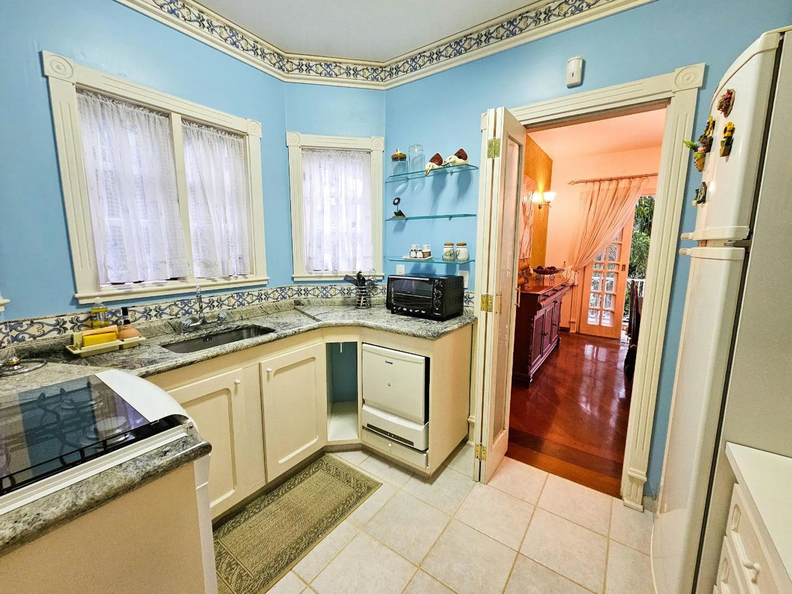 Kitchen or kitchenette in Refúgio Aurora